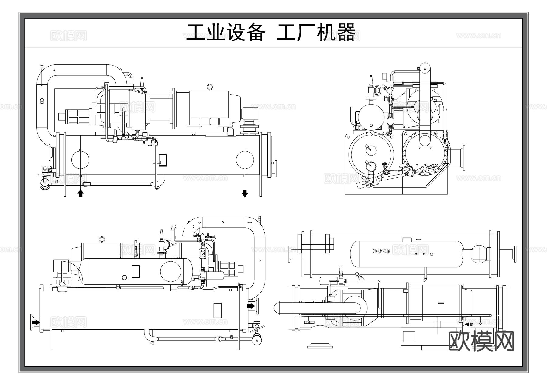 机械设备 工厂设备器材 机电机床cad图库