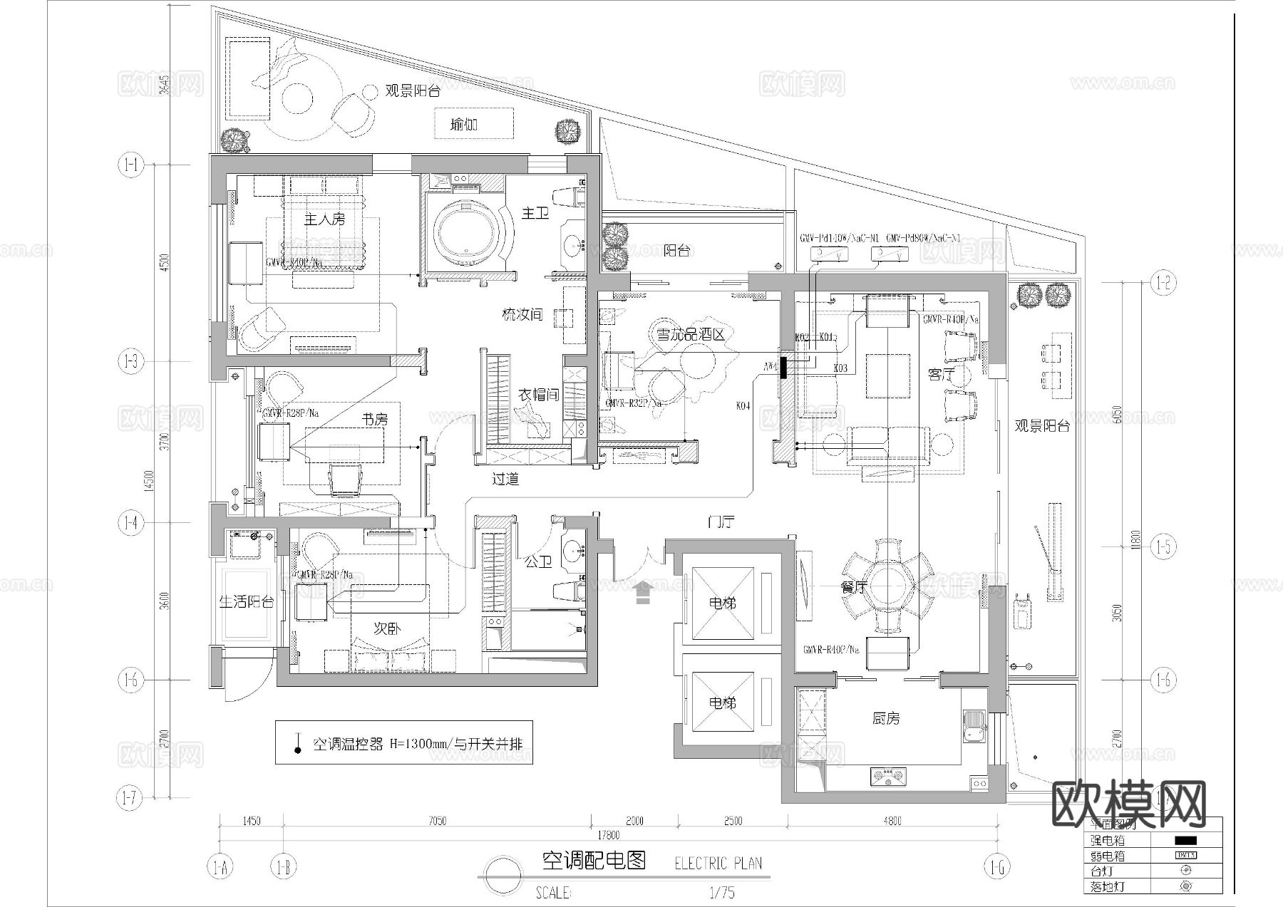 家装暖通图CAD施工图