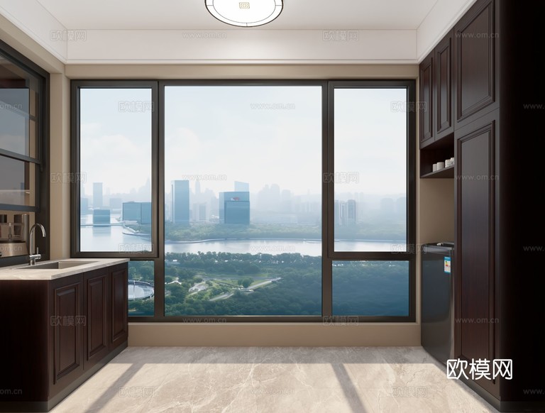 休闲阳台 生活阳台3d模型下载