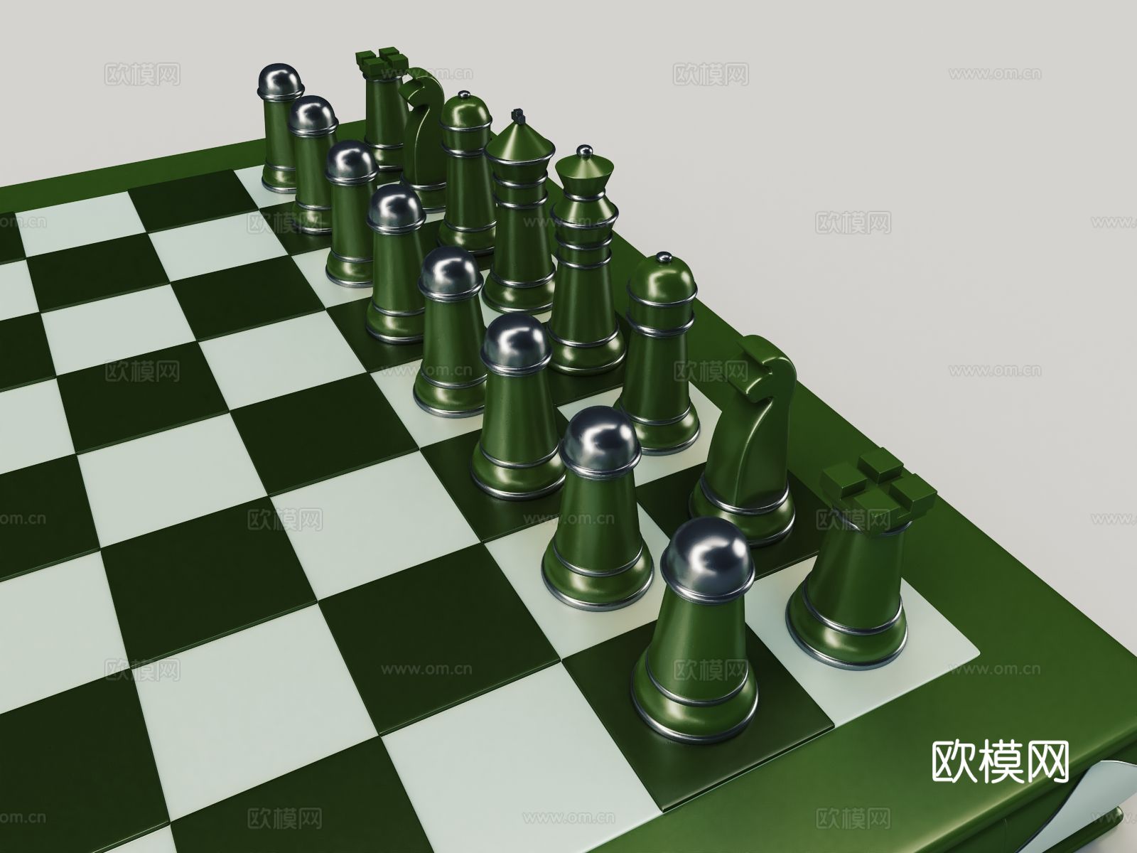 国际象棋3d模型