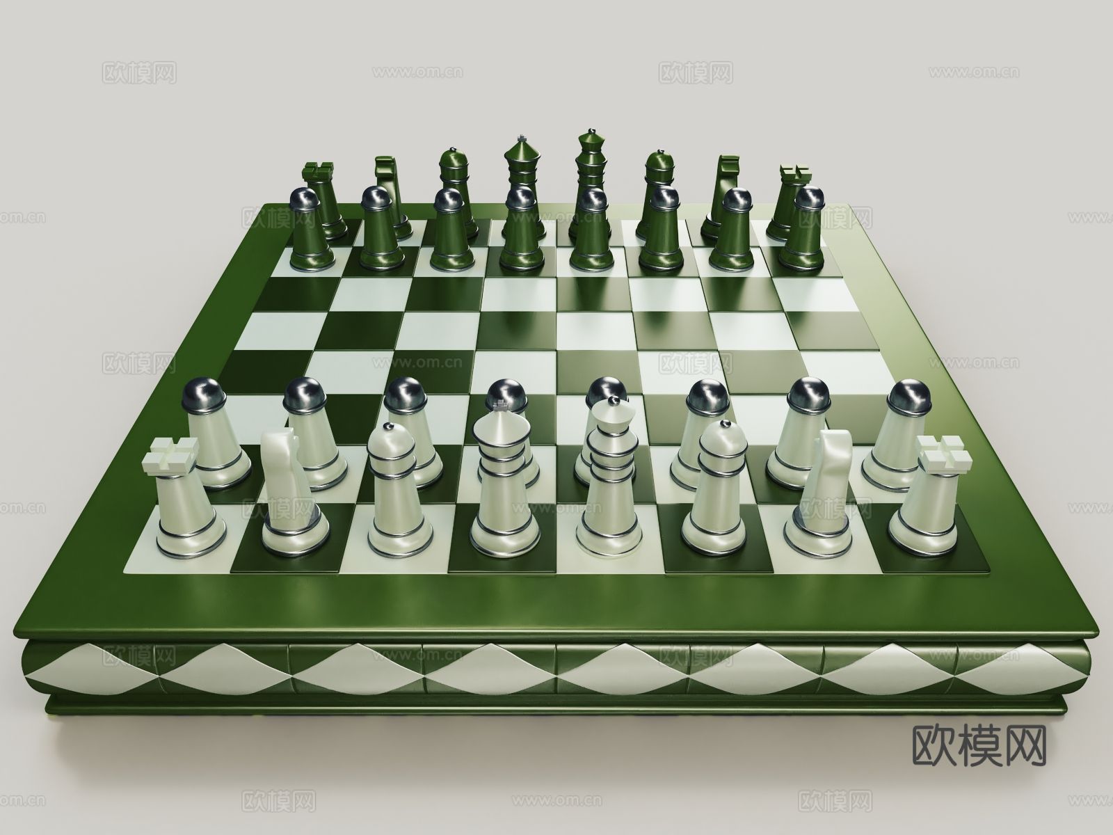 国际象棋3d模型