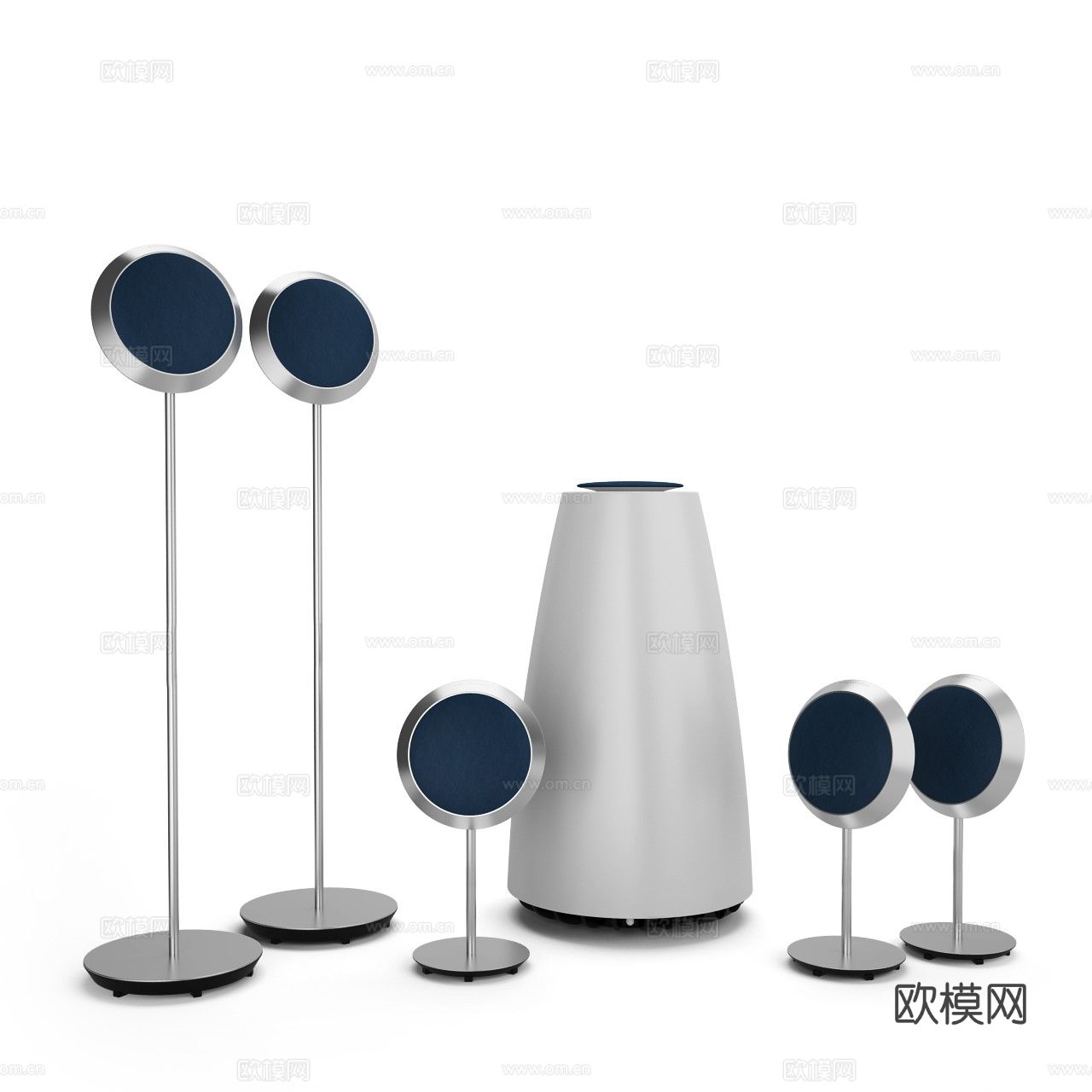 Olufsen 立式音响 音箱 扬声器3d模型