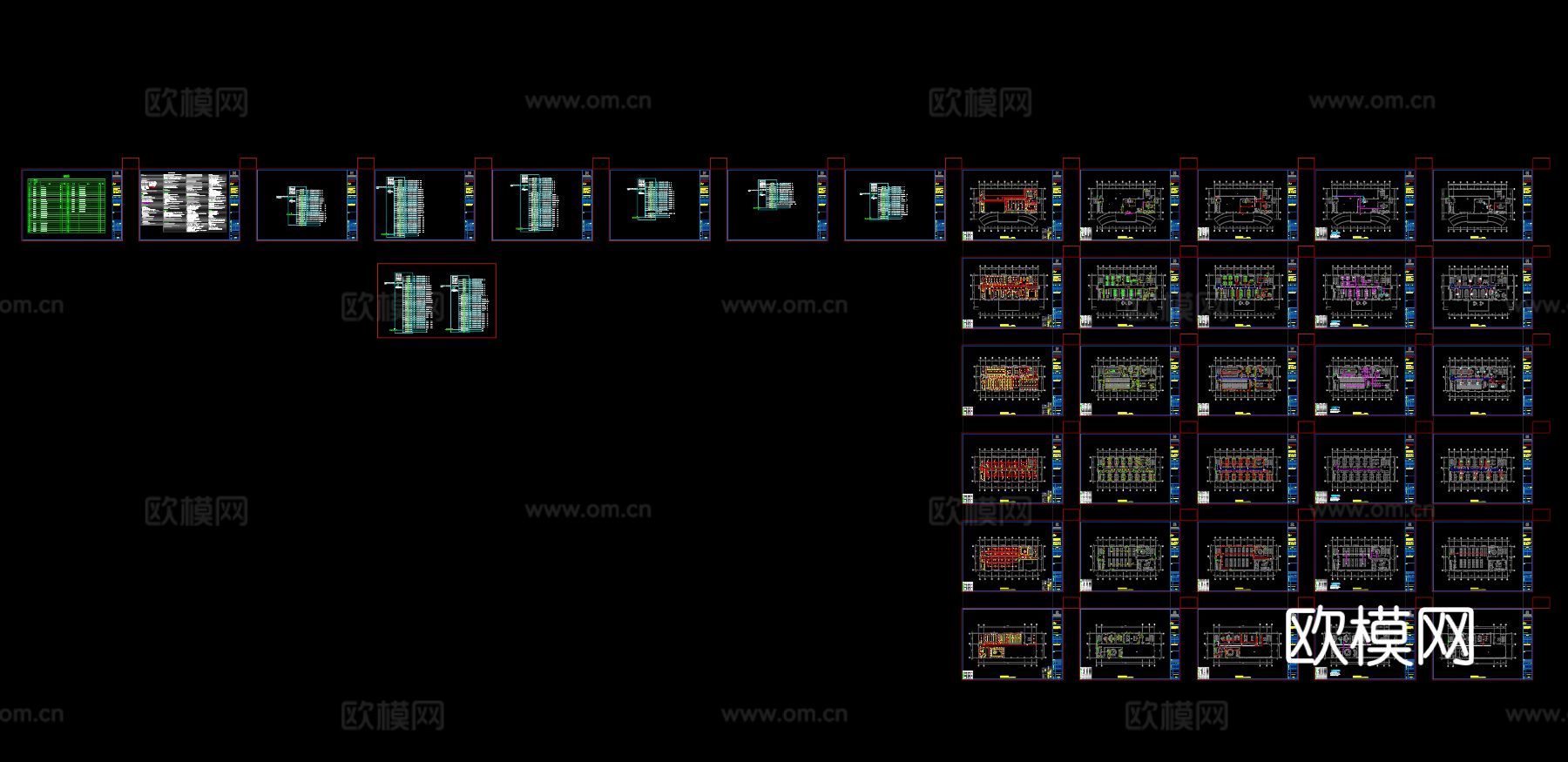 办公空间机电系统图