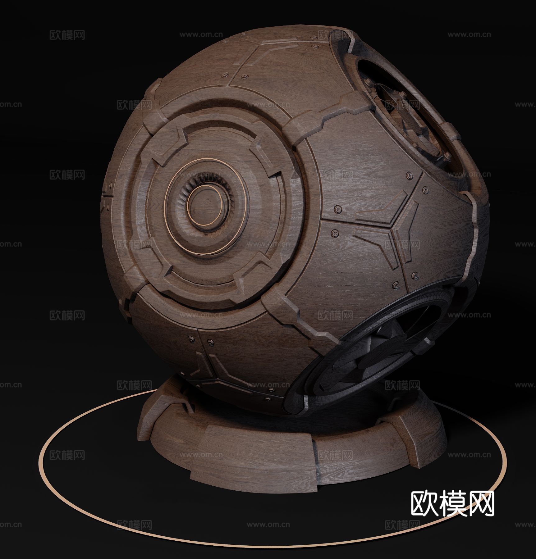 深红色 哑光木纹2025版CR物理材质下载