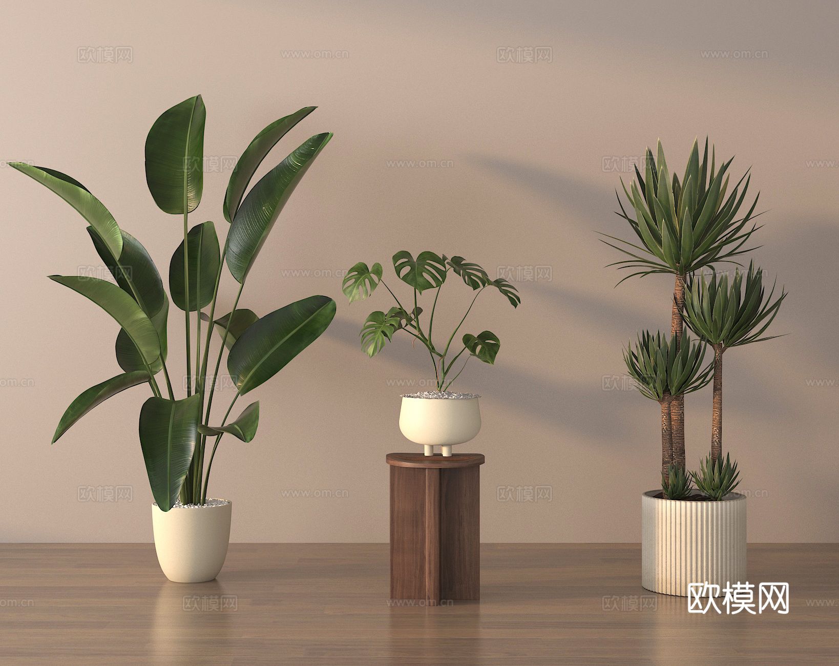 盆栽 盆景 植物 绿植su模型