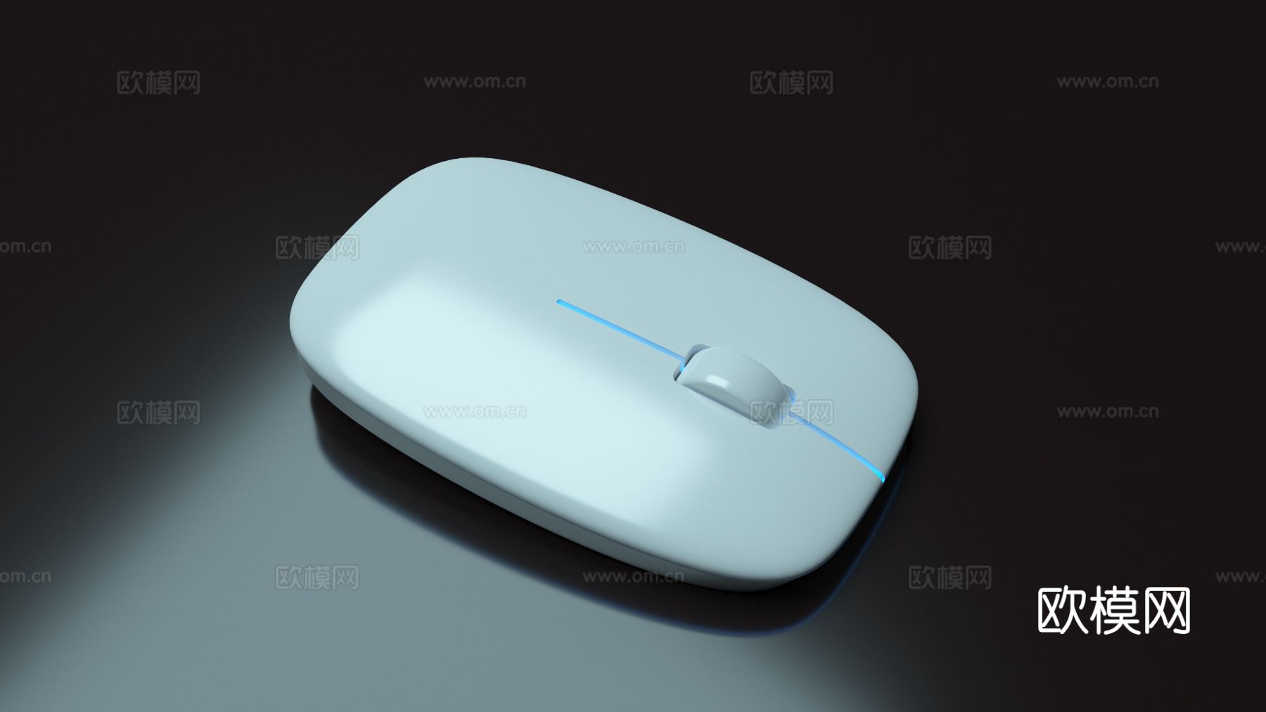 现代鼠标3d模型