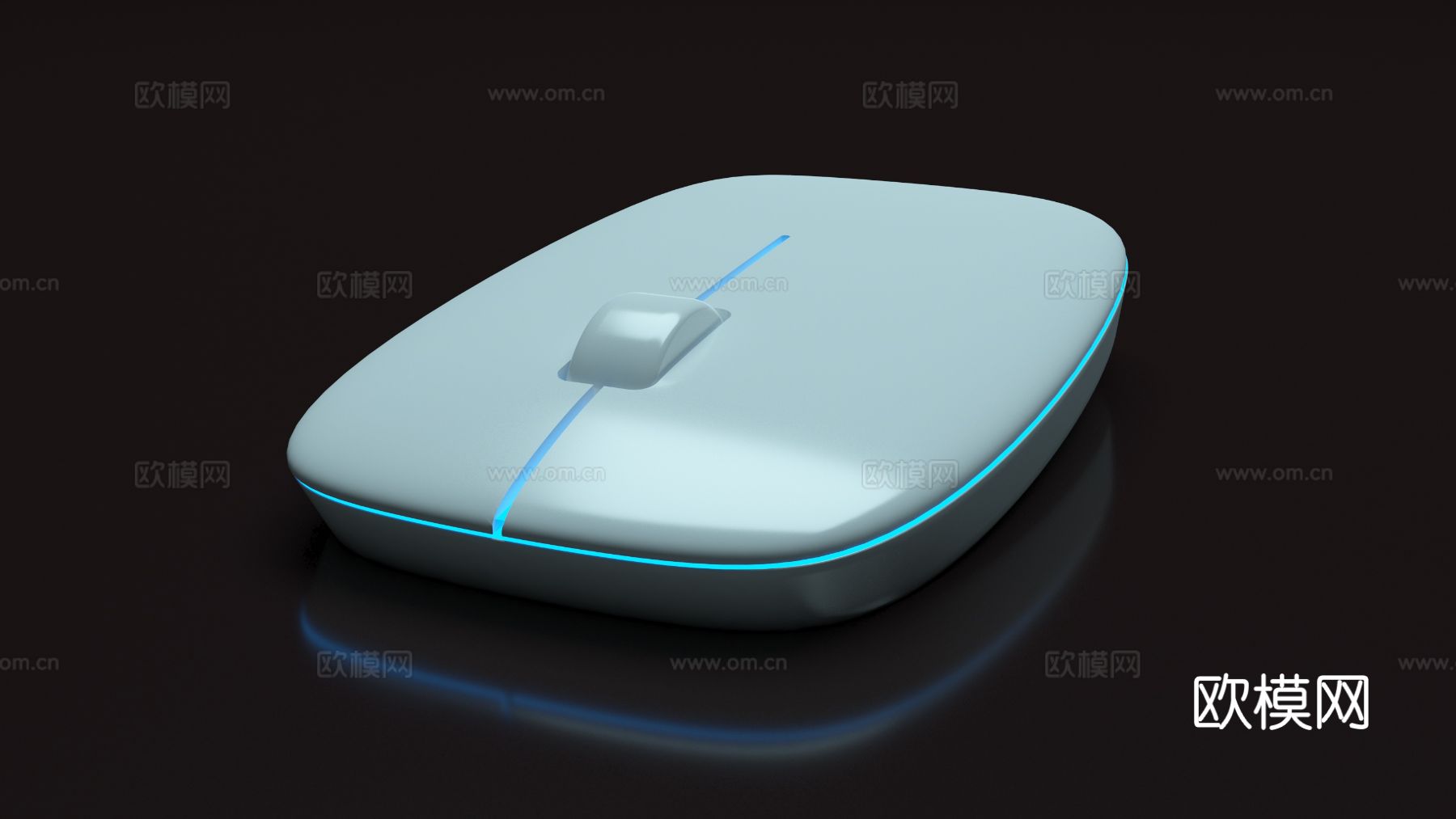 现代鼠标3d模型