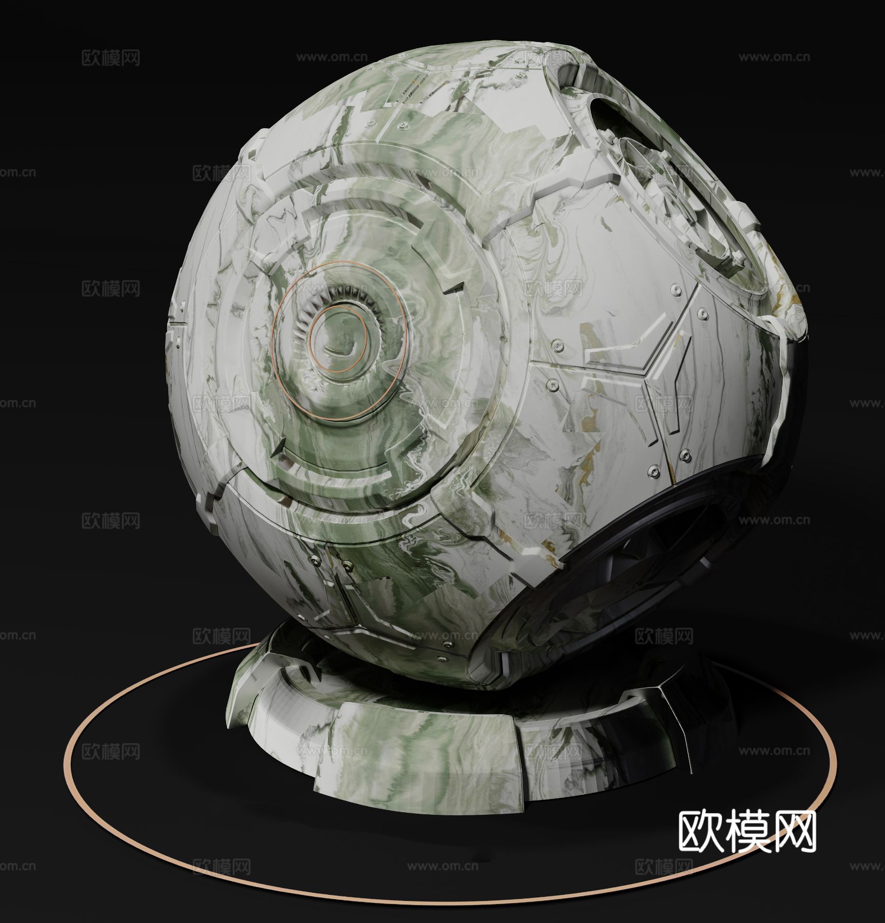 绿色大理石2025版CR物理材质下载