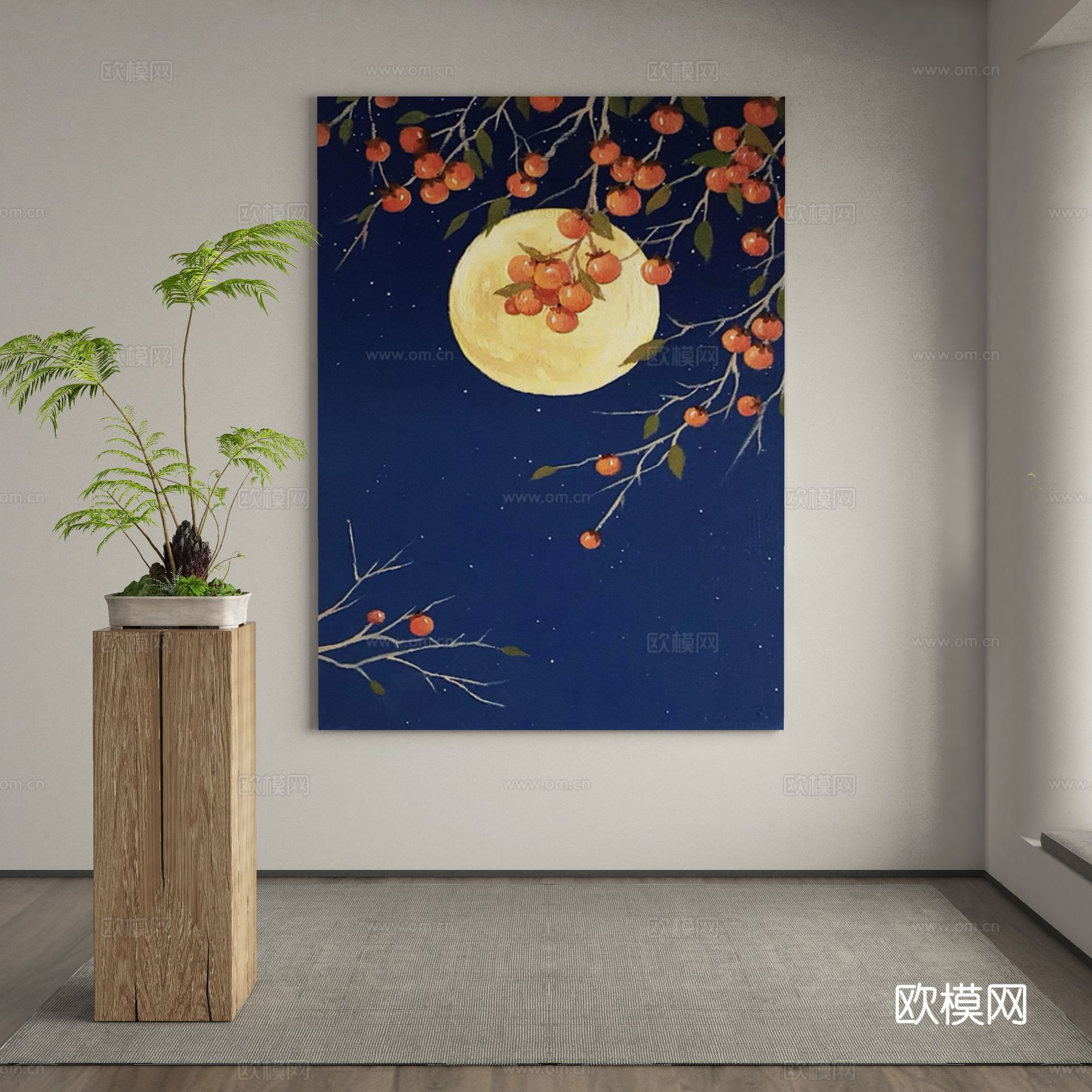 装饰画 油画 挂画3d模型