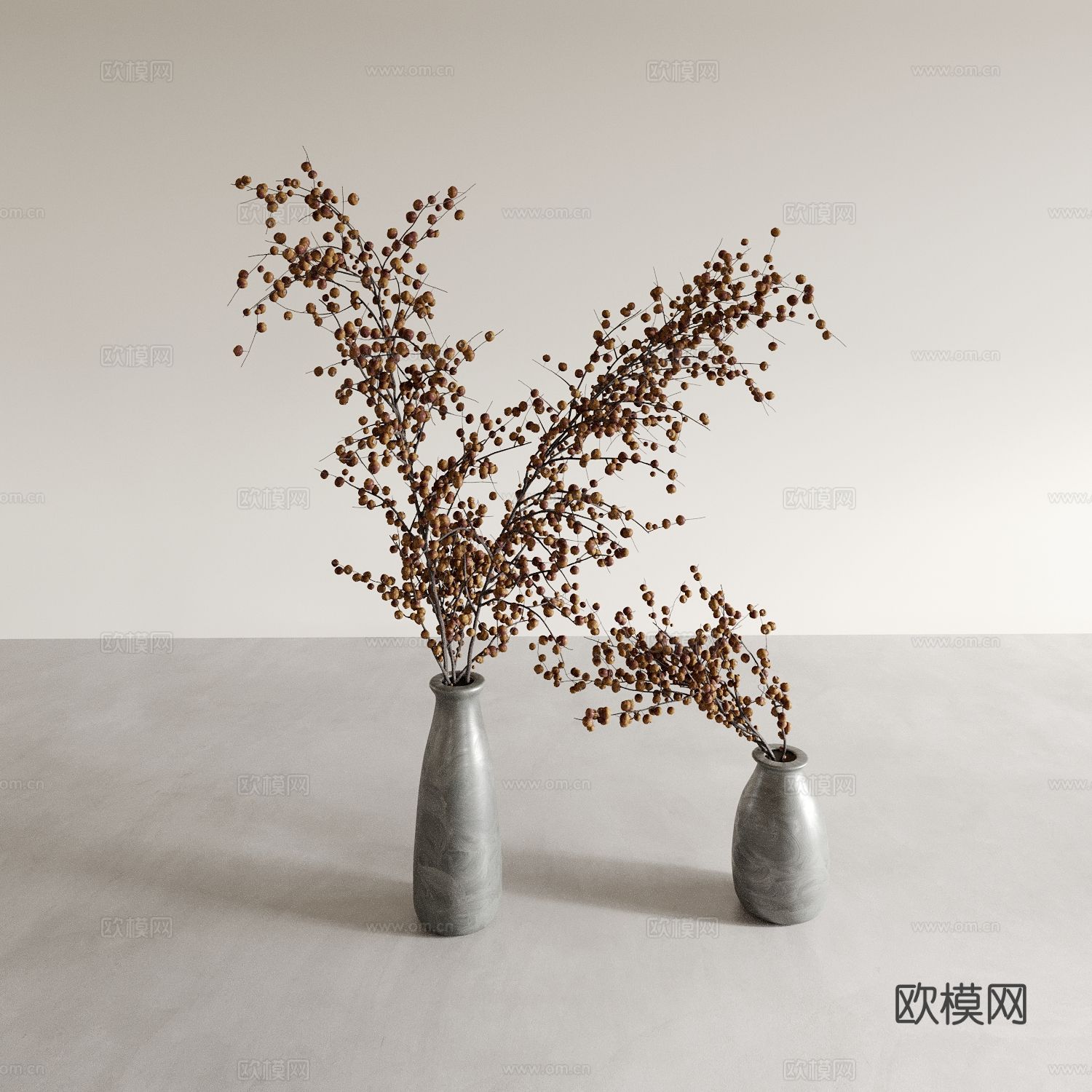 花瓶 花艺 花卉 插花3d模型