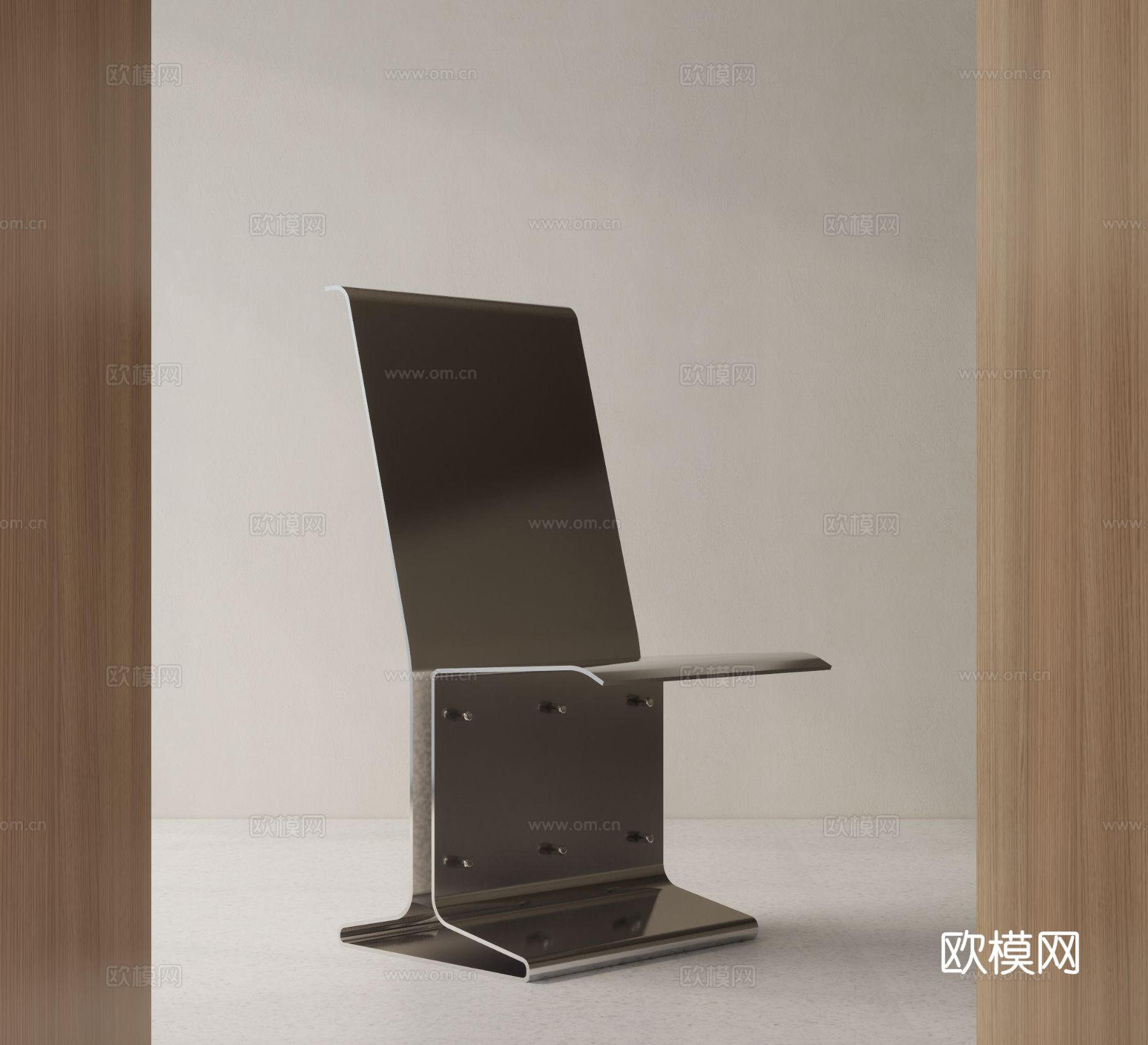 现代椅子 餐椅3d模型