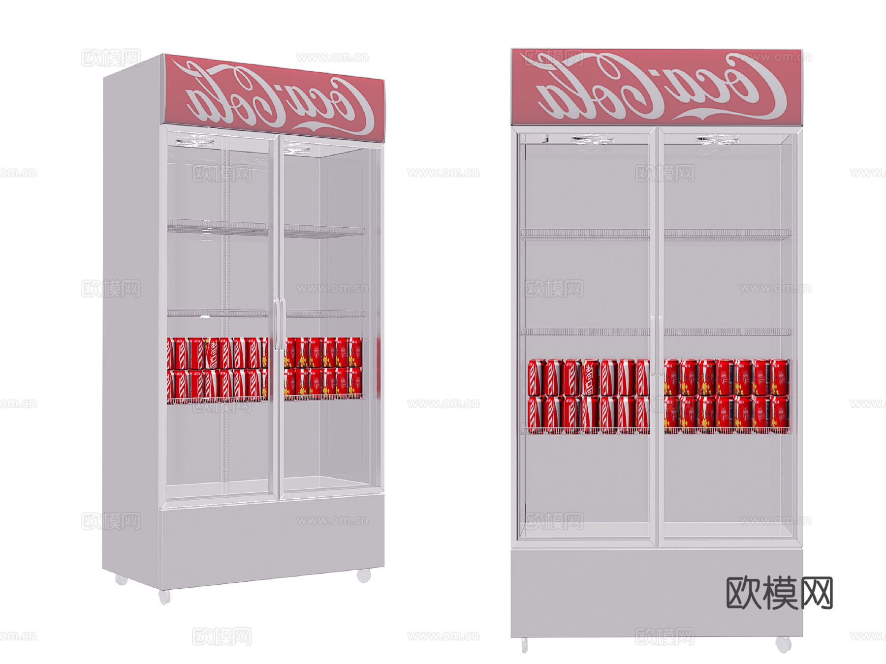 饮料柜 冰柜 冷冻柜3d模型