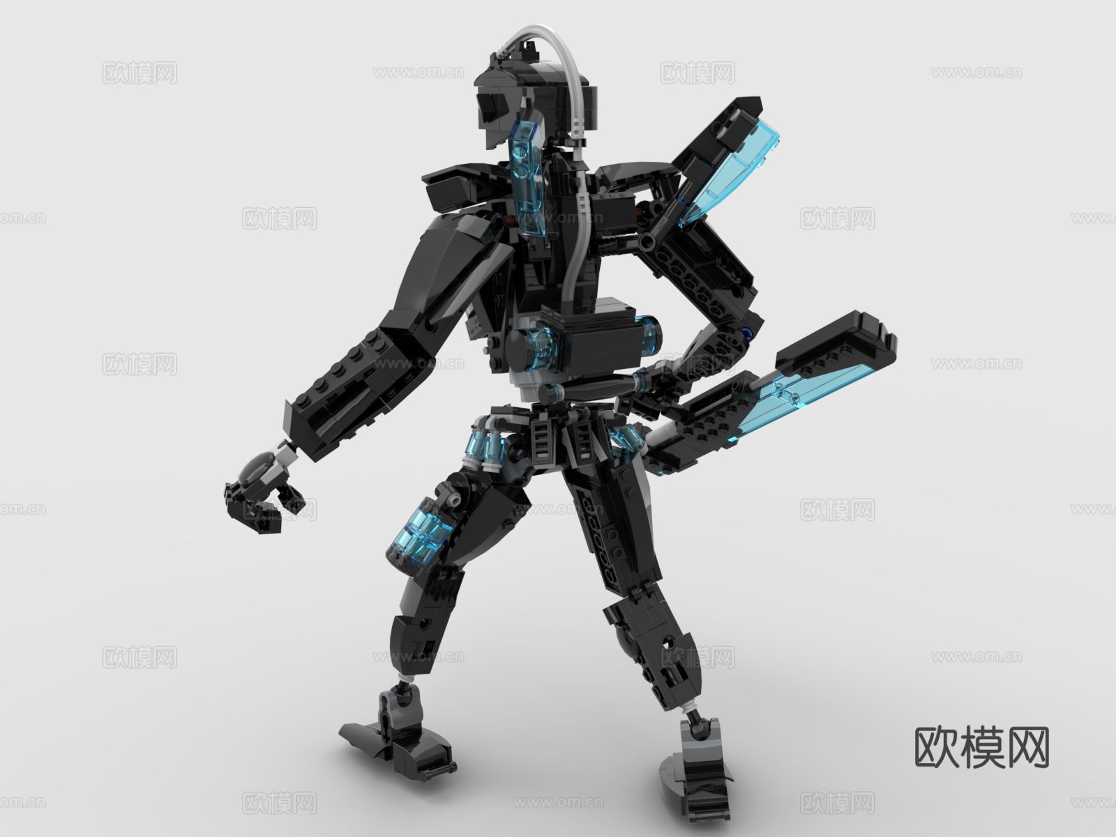 乐高 LEGO 玩具 积木 战斗机器人 机械战士 机器人3d模型下载（渲染图4）