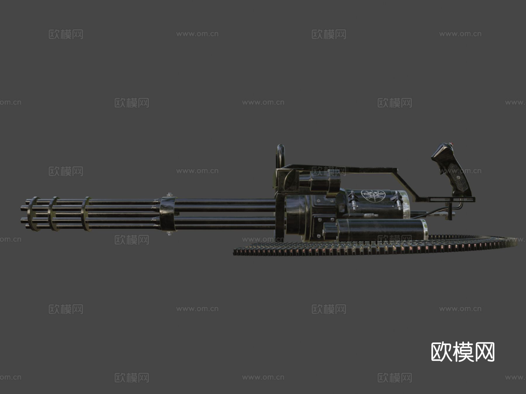 M134迷你枪 枪支 枪械3d模型