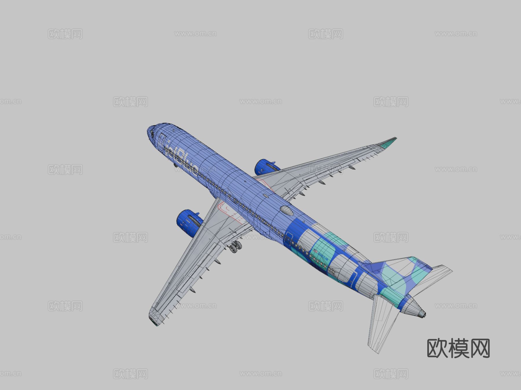 客机3d模型