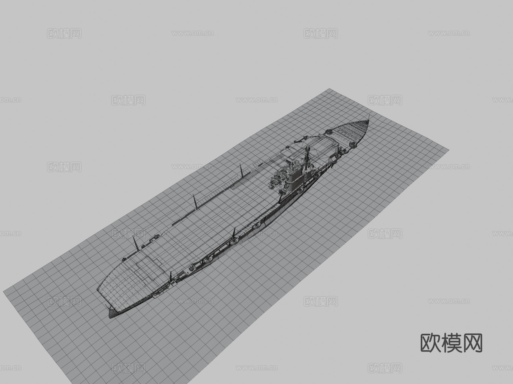 船只 军舰 船舰3d模型