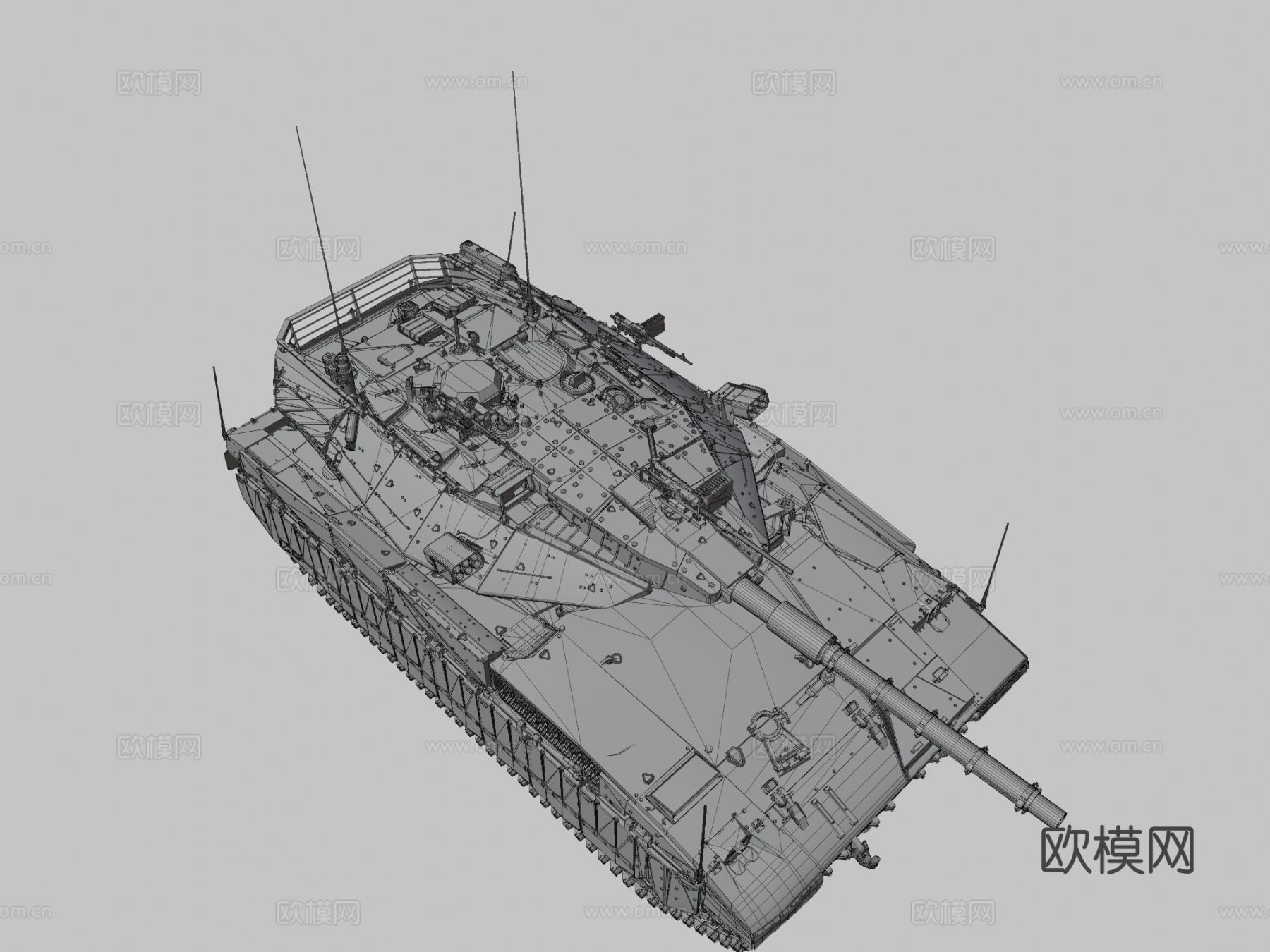 重型坦克3d模型