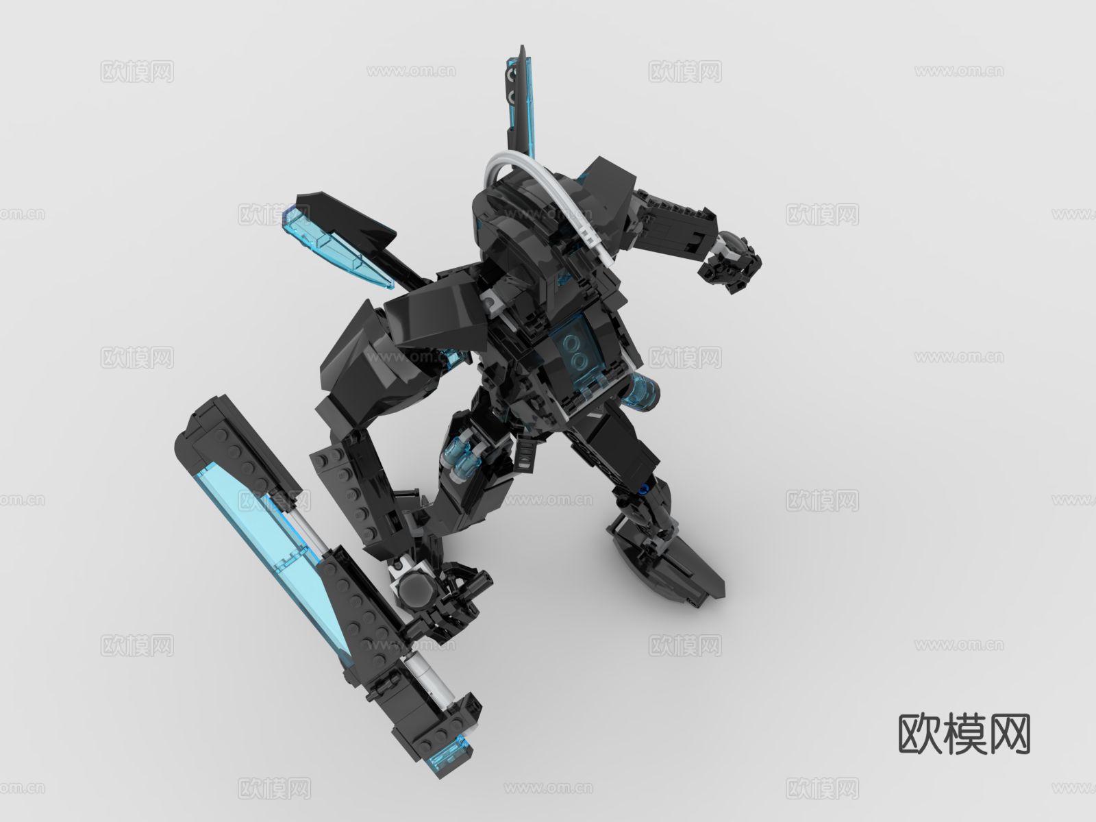 乐高 LEGO 玩具 积木 战斗机器人 机械战士 机器人3d模型下载（渲染图2）