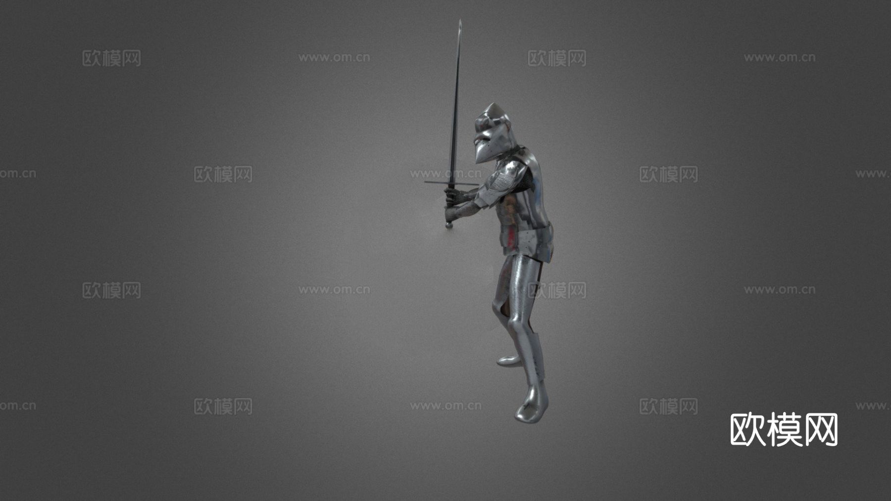 动漫骑士 虚拟人物3d模型