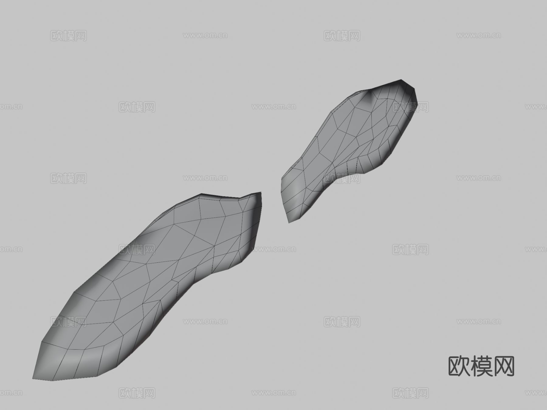 金色天使翅膀3d模型