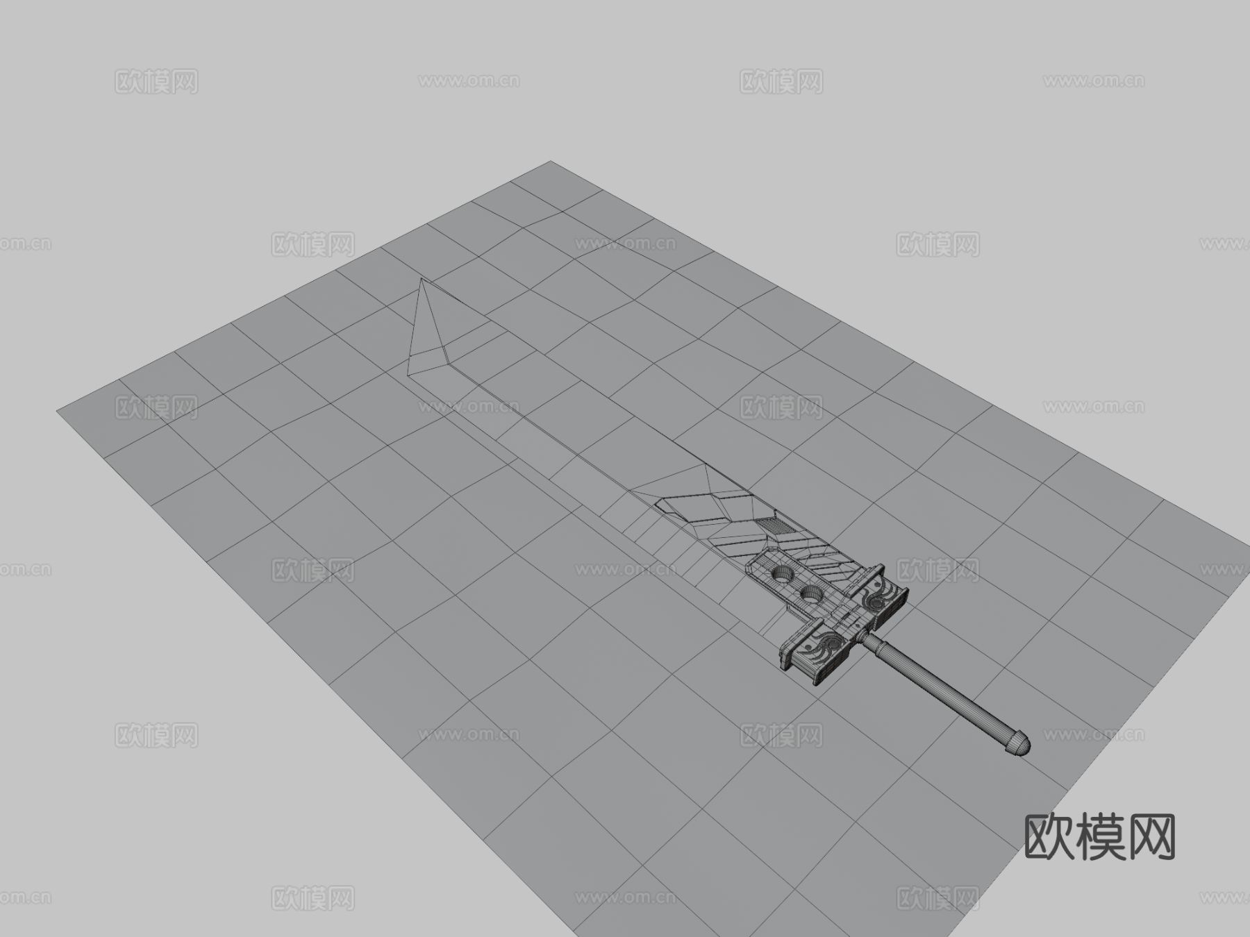 最终幻想-破坏剑 幻想剑 长剑3d模型