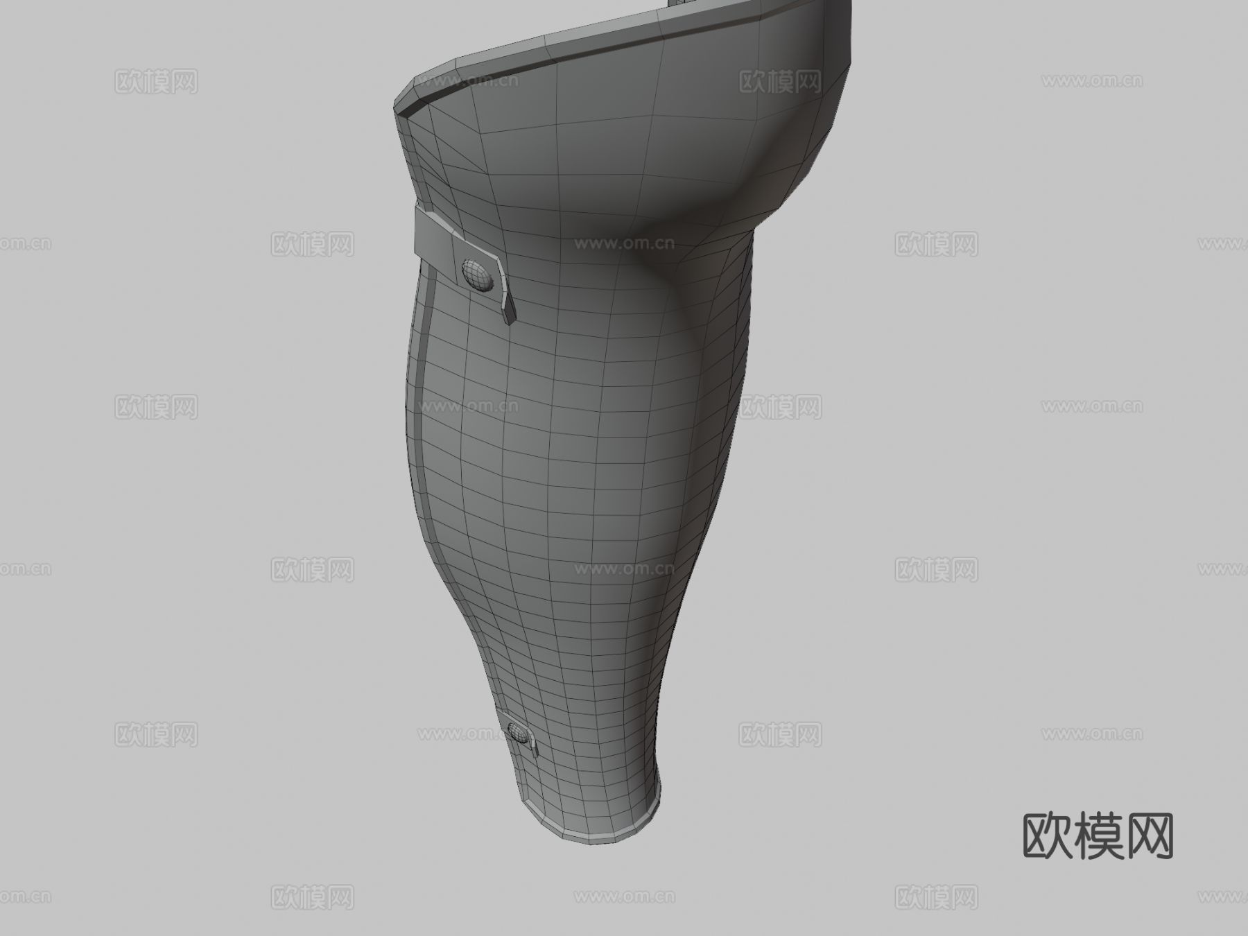 古希腊战士护胫 穿戴护胫3d模型