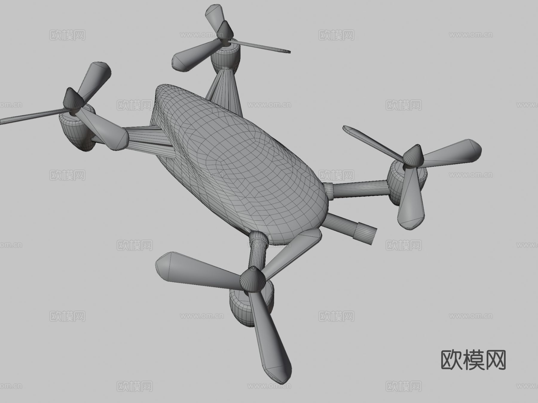 空军战斗无人机3d模型