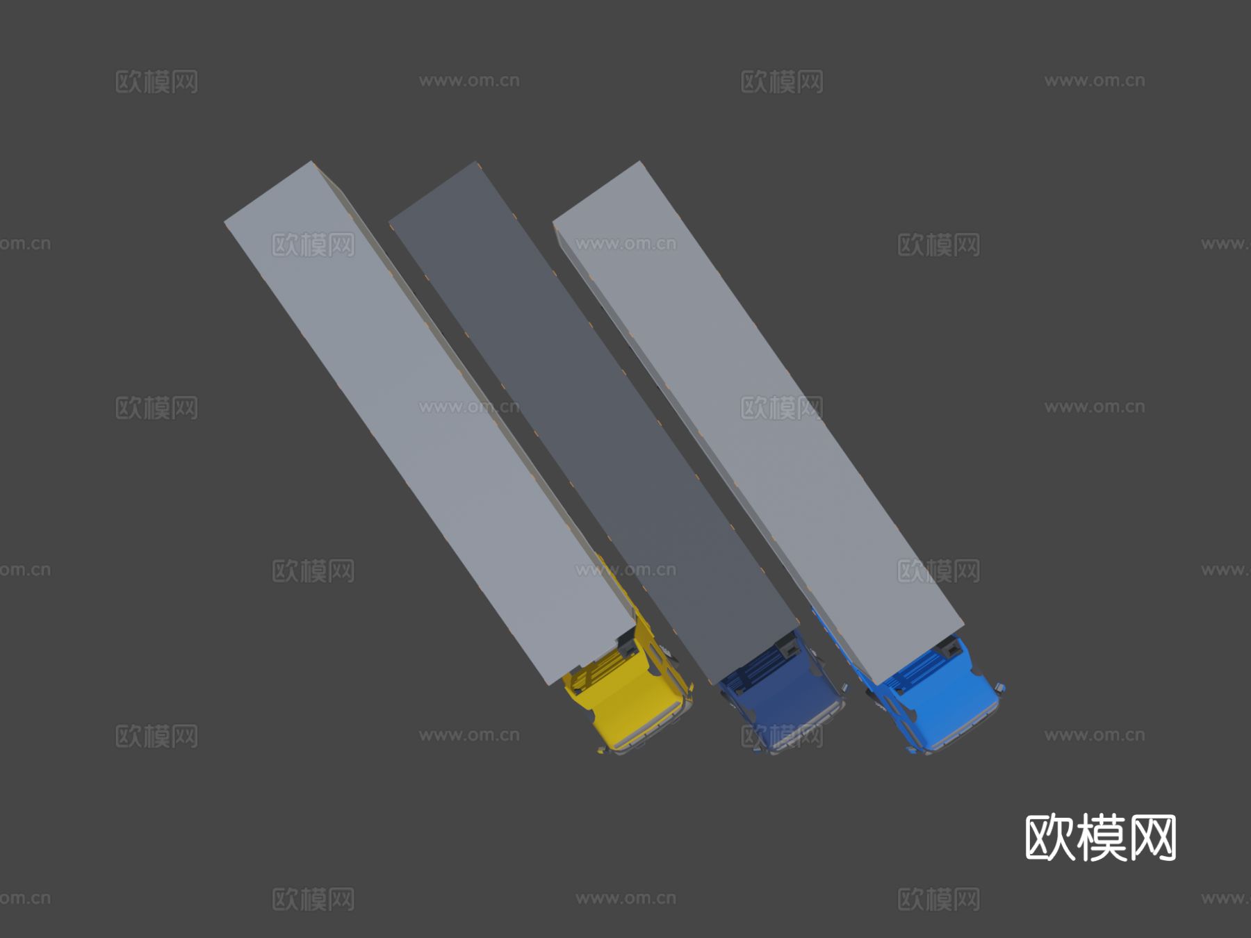 卡车 运输车3d模型