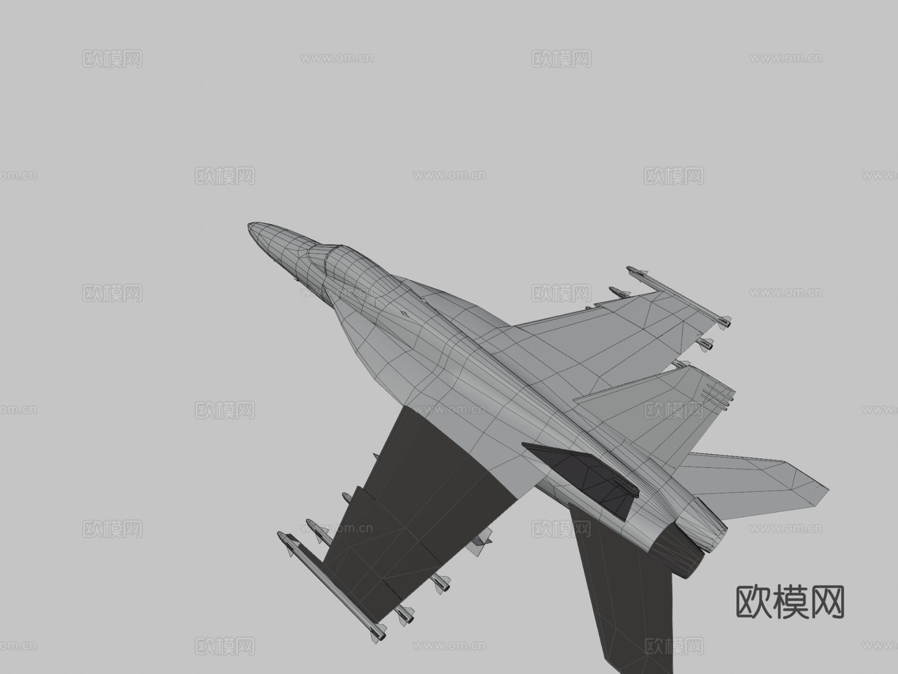 波音F18E 超级大黄蜂飞机3d模型