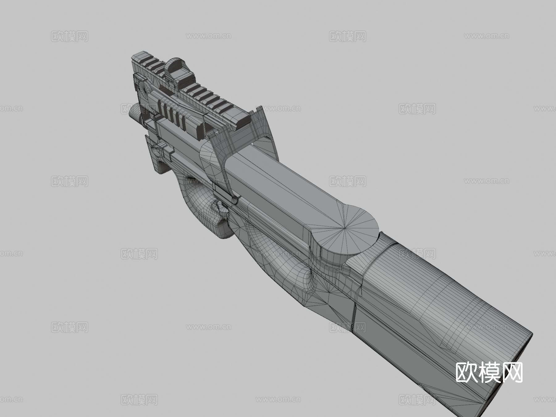 冲锋枪3d模型