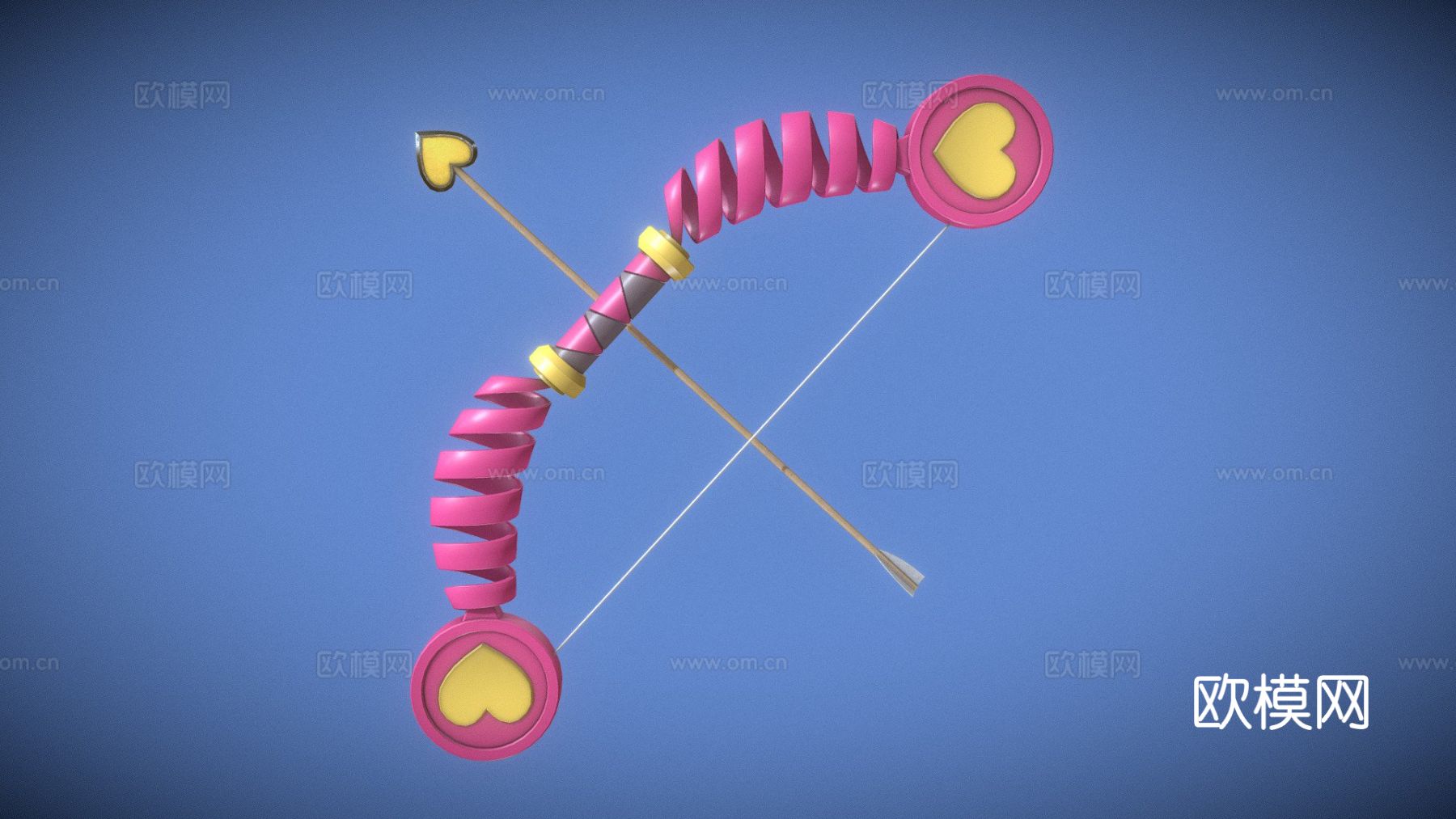 迪士尼卡通弓箭3d模型