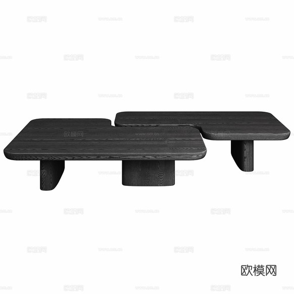 Minotti意式拼接茶几3d模型下载(渲染图4)