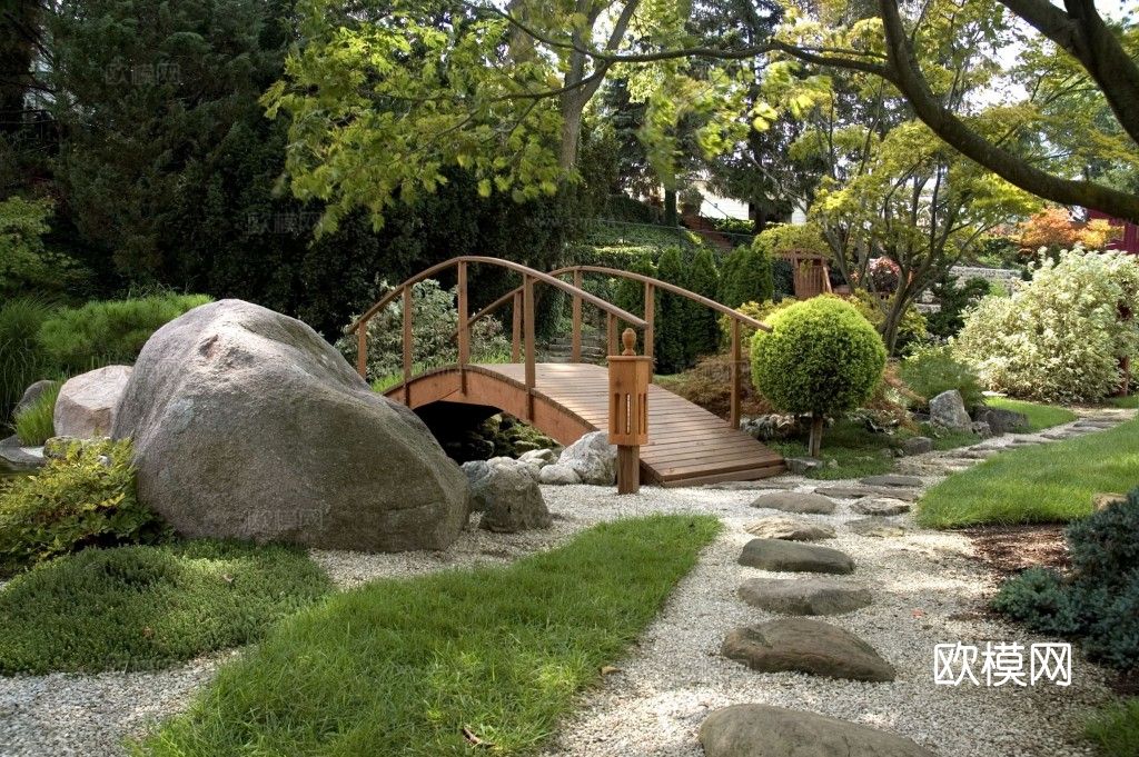 小区园景材质下载