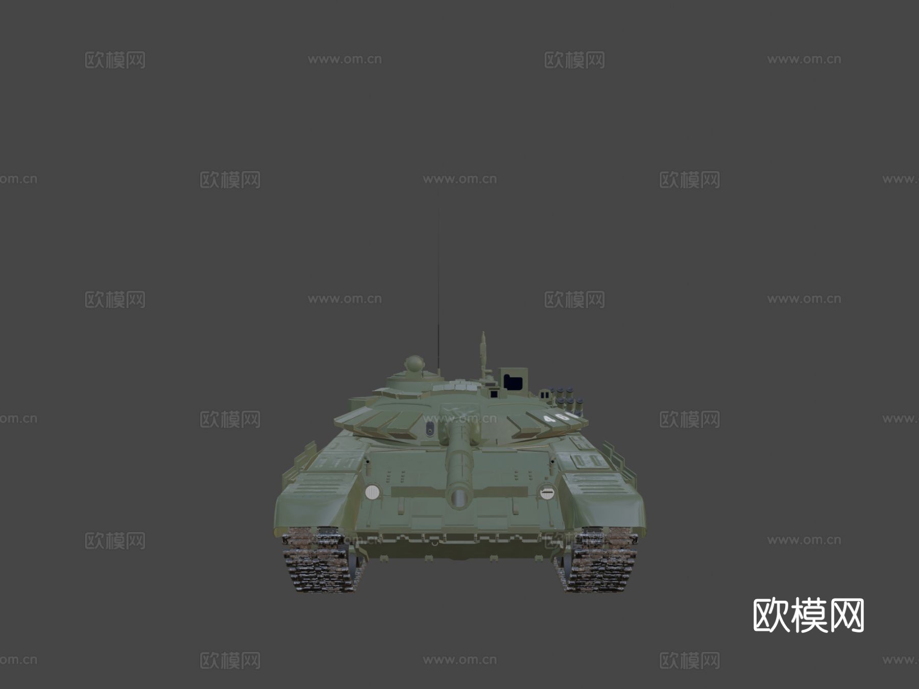 T-72 B3主战坦克3d模型