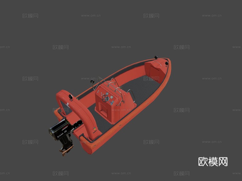 快速救援船3d模型下载(渲染图7)
