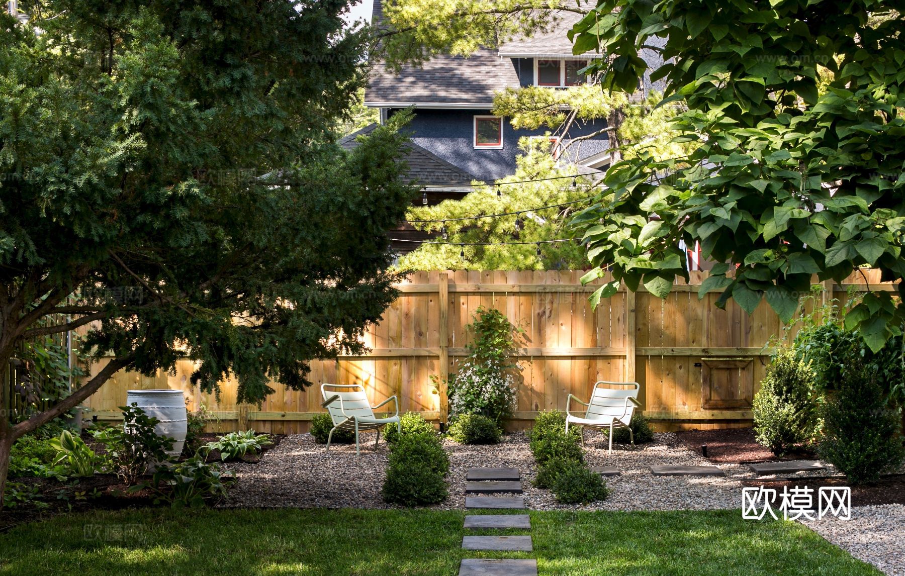 小区园景材质下载