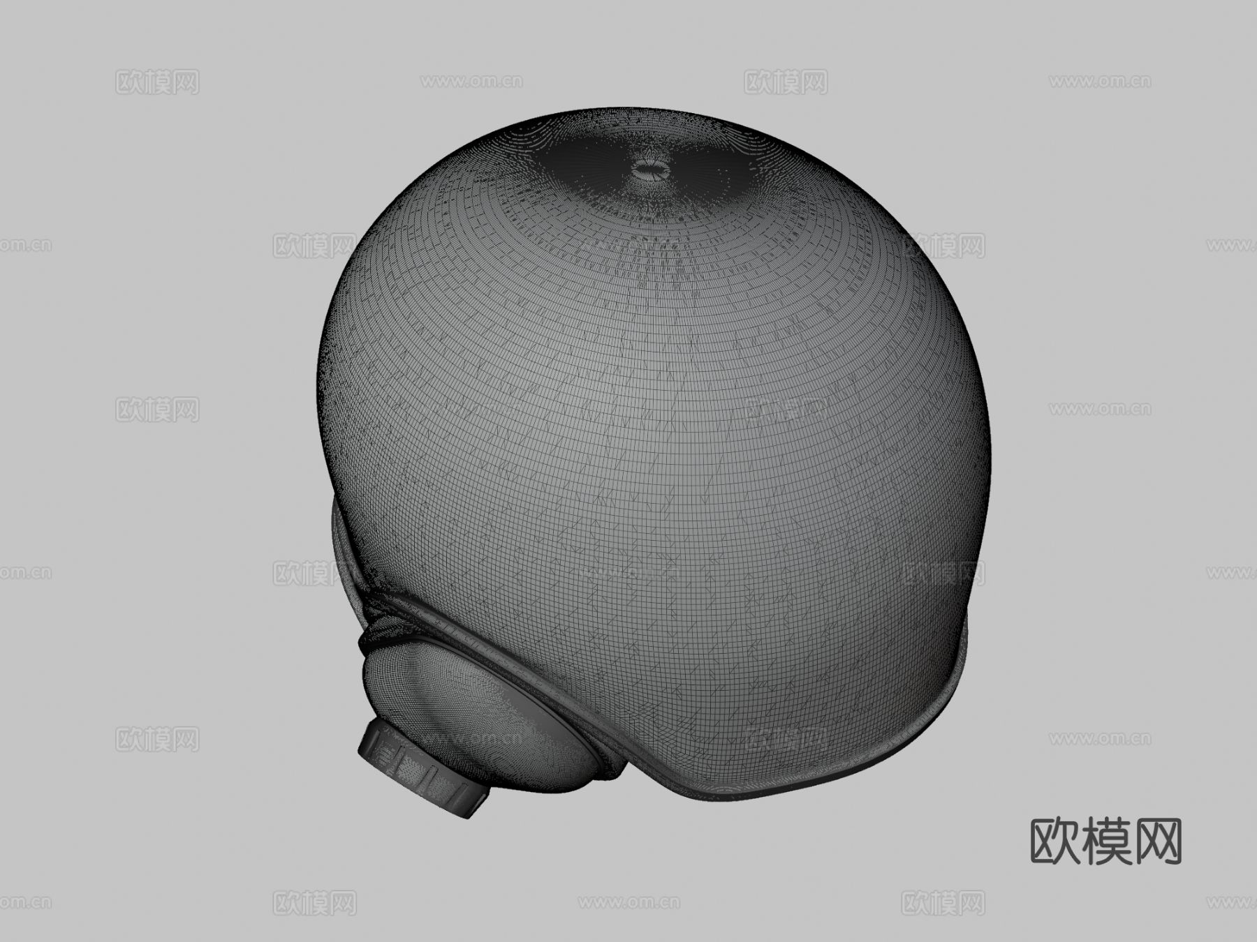 帝国地勤头盔3d模型