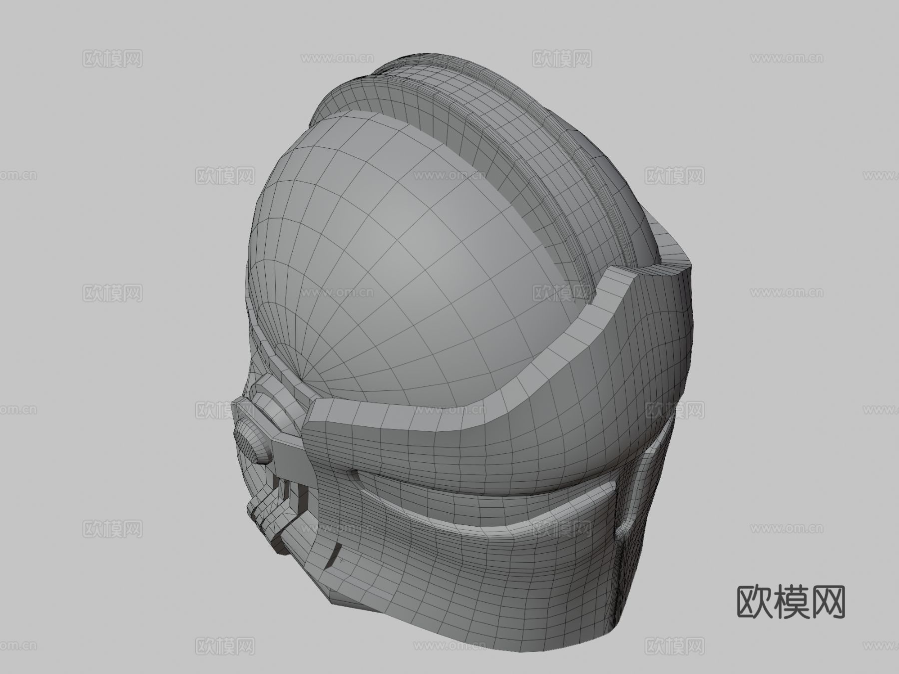 克隆兵骑士头盔3d模型