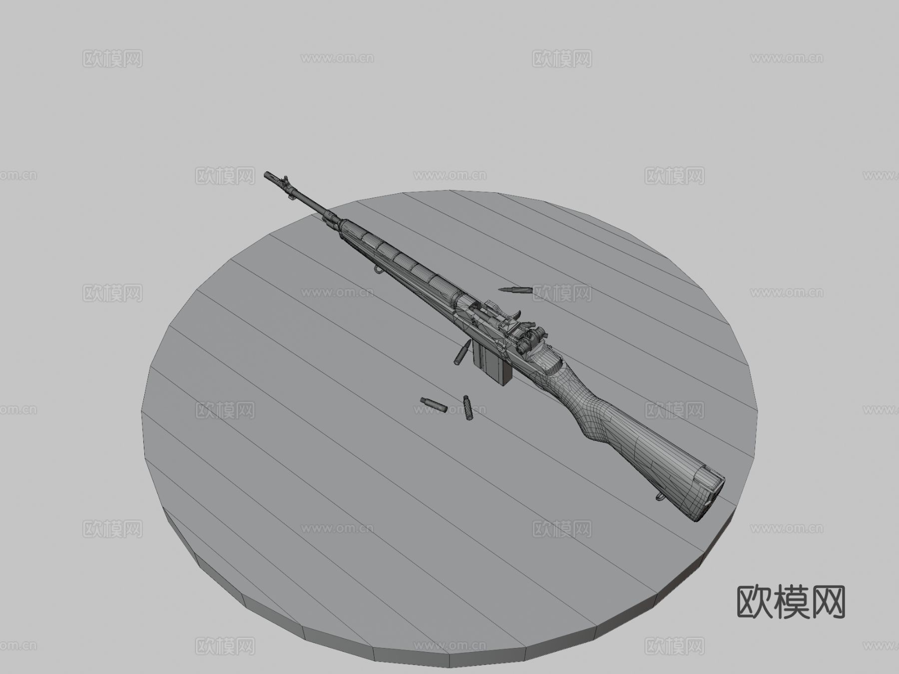 M14战斗步枪3d模型