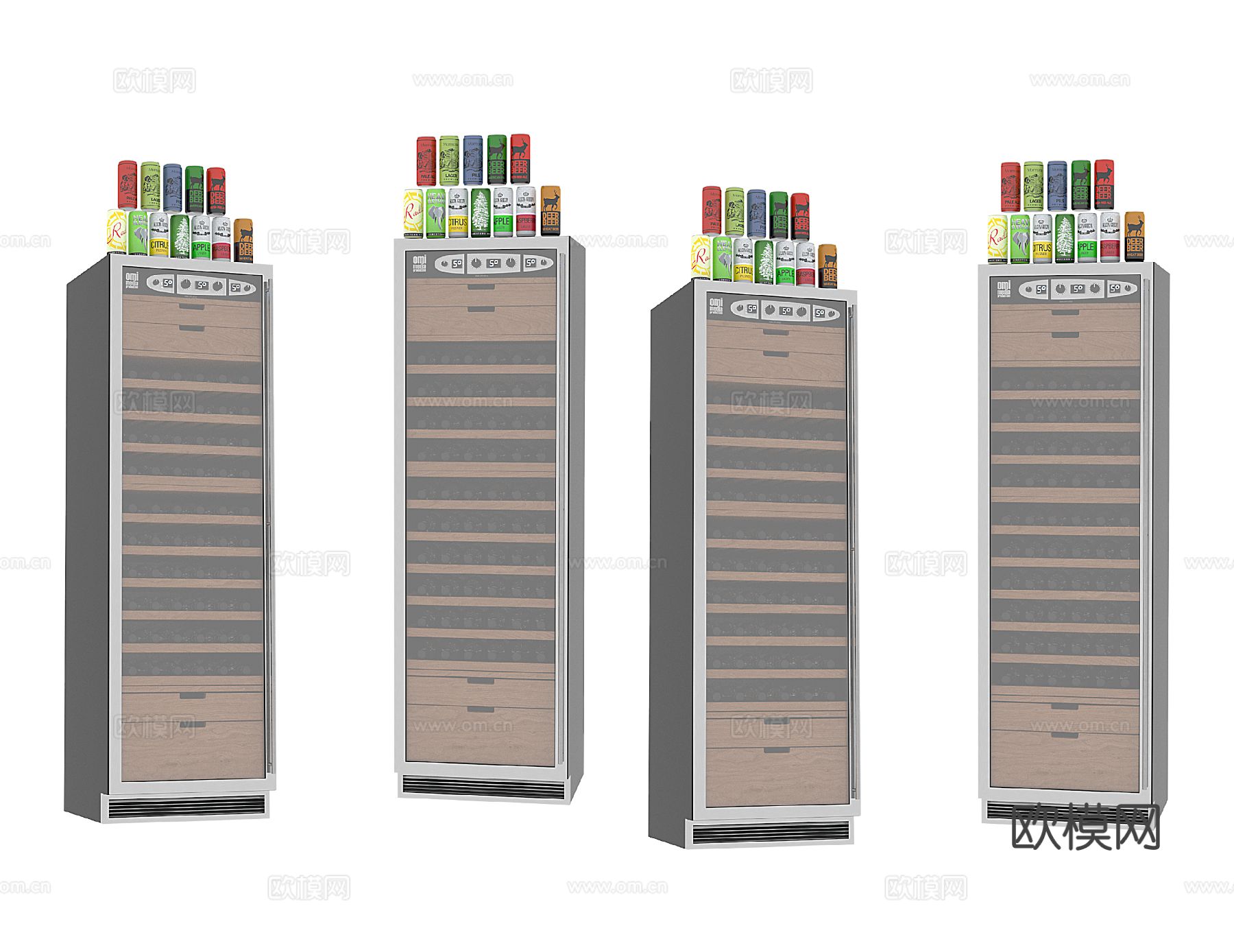 冰柜 饮料机 自动售货机3d模型