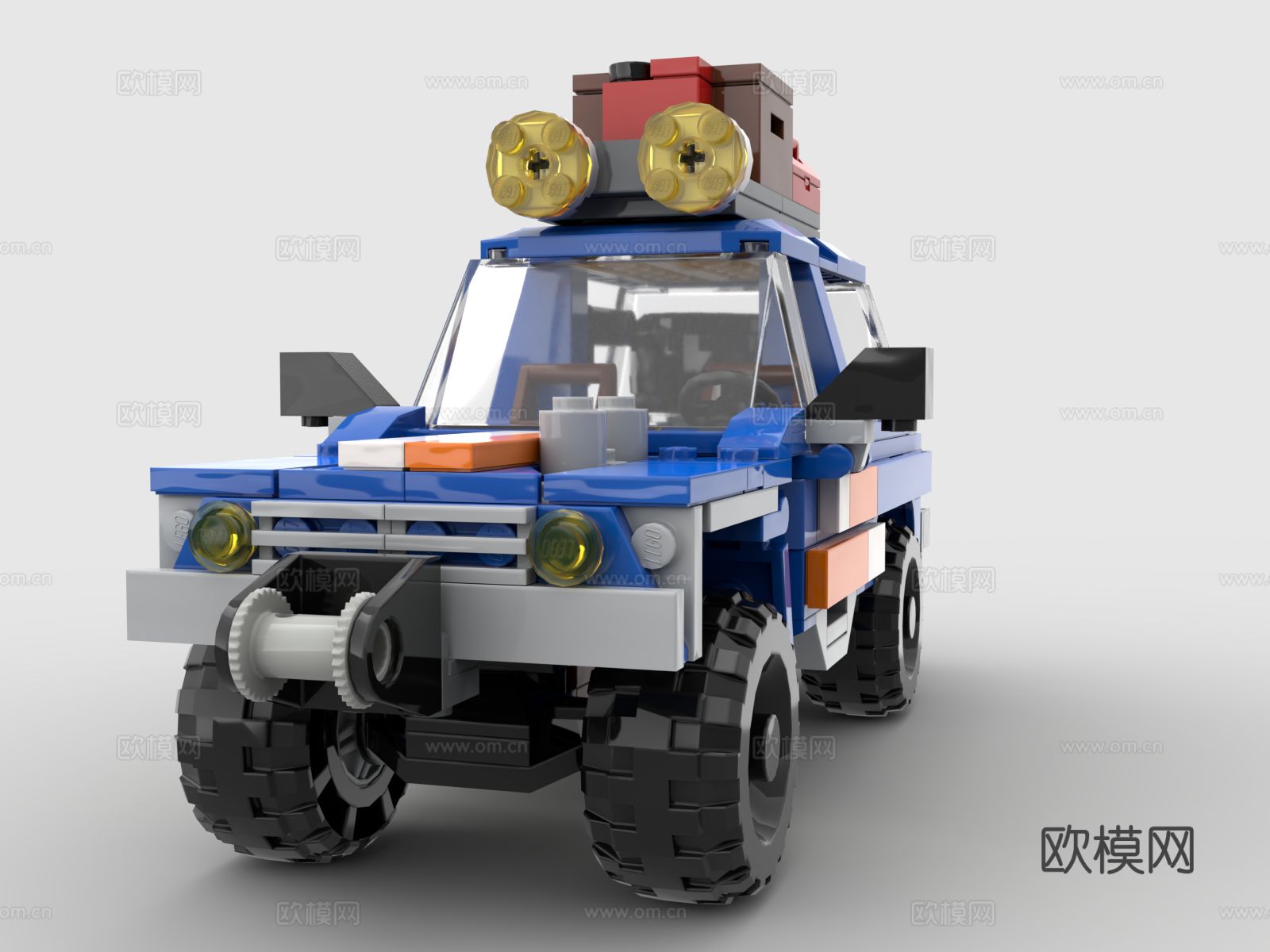 乐高 LEGO 玩具 积木 越野车 四驱车3d模型