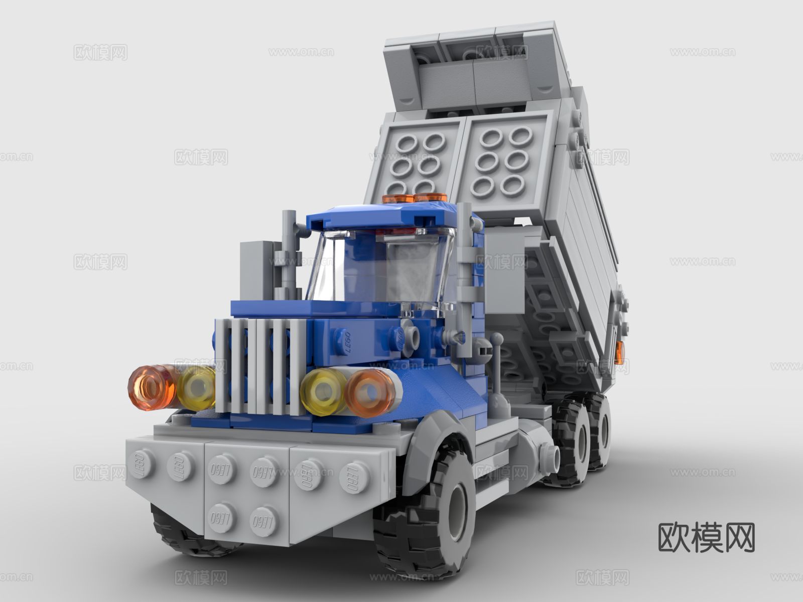 乐高 LEGO 玩具 积木 卡车 货车 翻斗车3d模型