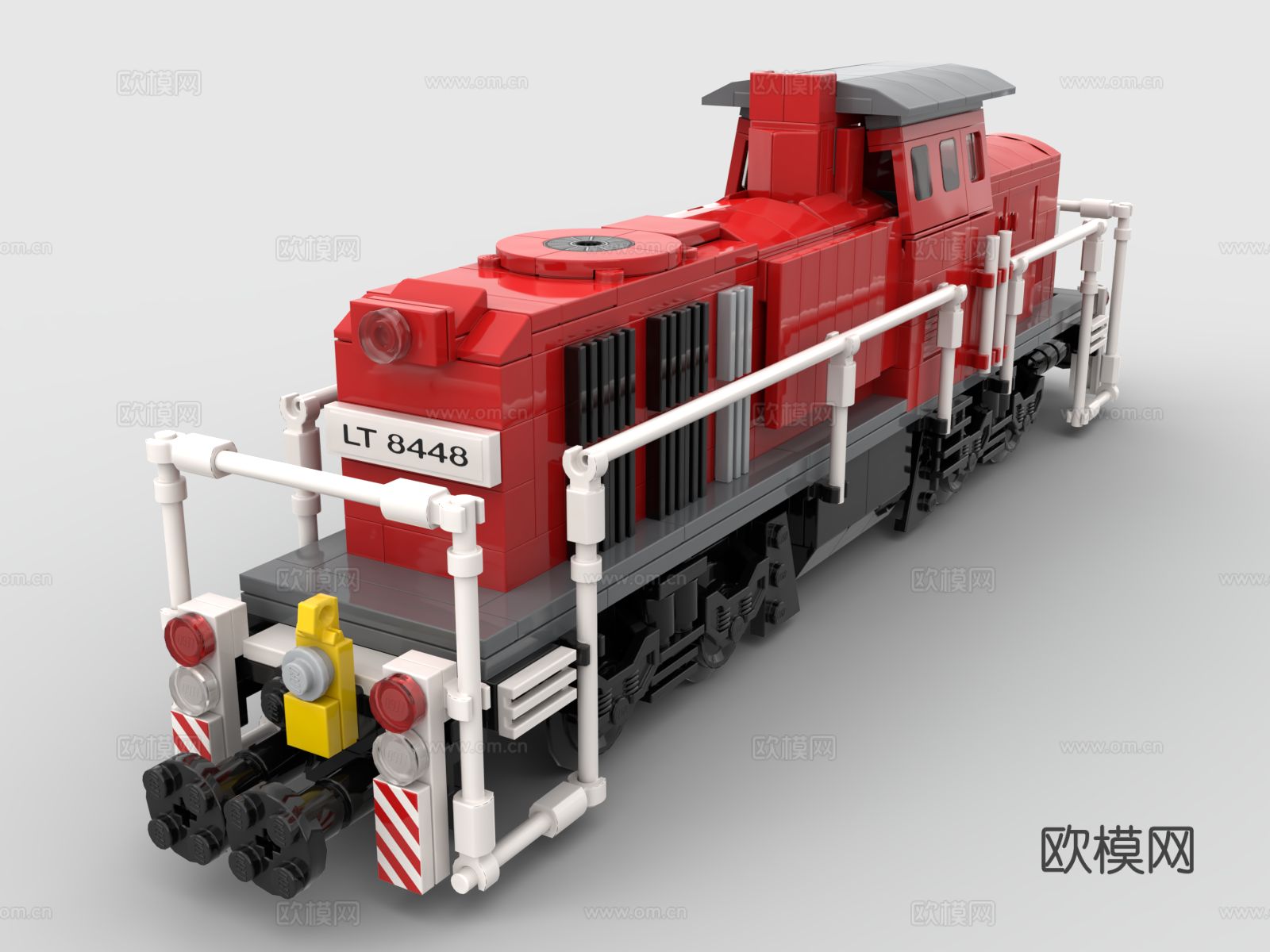 乐高 LEGO 玩具 积木 火车 火车头3d模型