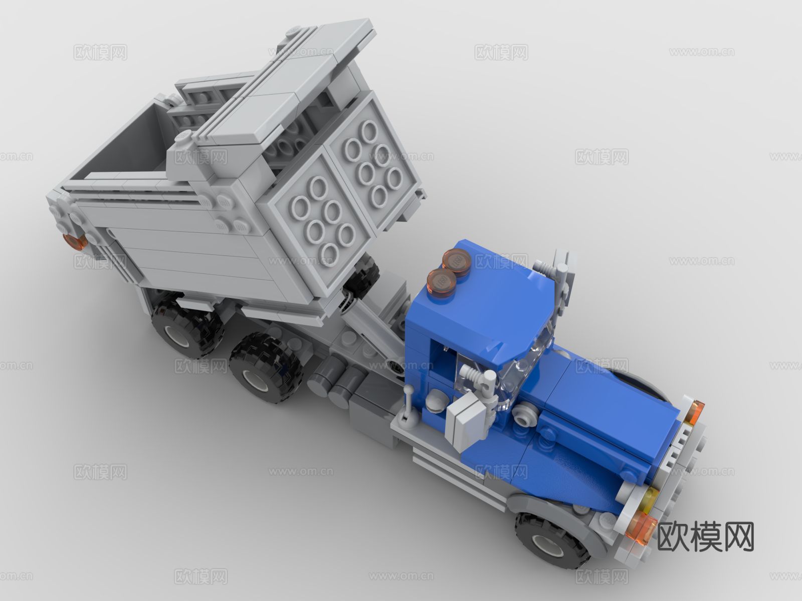 乐高 LEGO 玩具 积木 卡车 货车 翻斗车3d模型