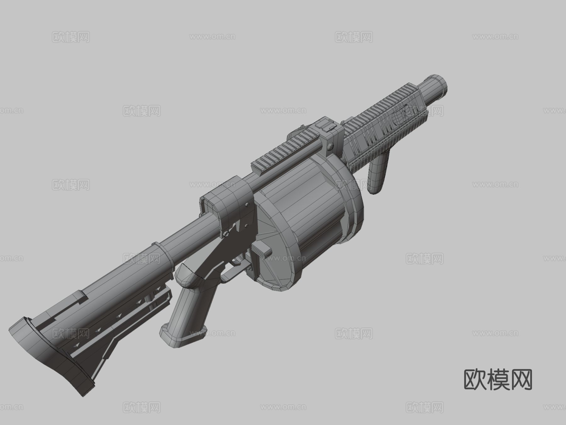 M32榴弹发射器su模型