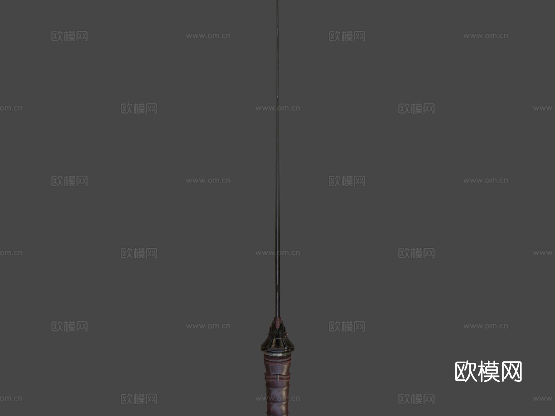 黑曜石剑su模型下载（渲染图7）