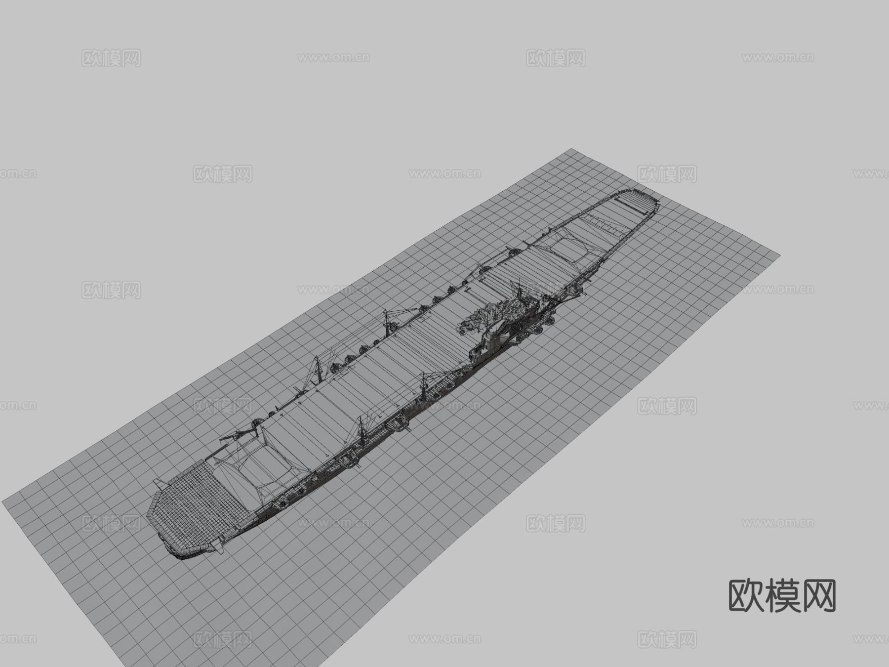 军舰 巡洋舰su模型