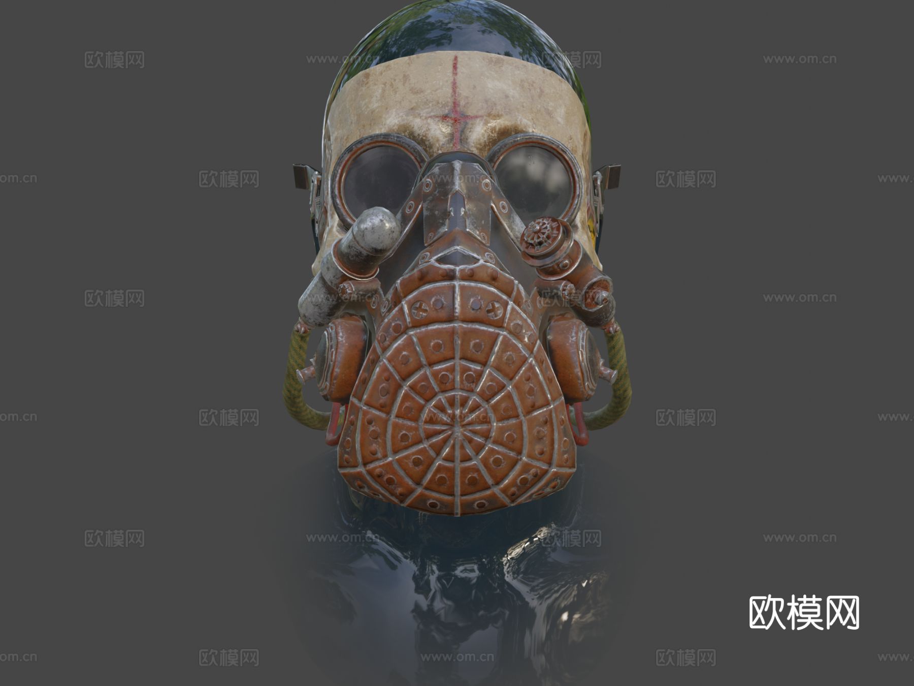 后末日面具su模型下载（渲染图8）