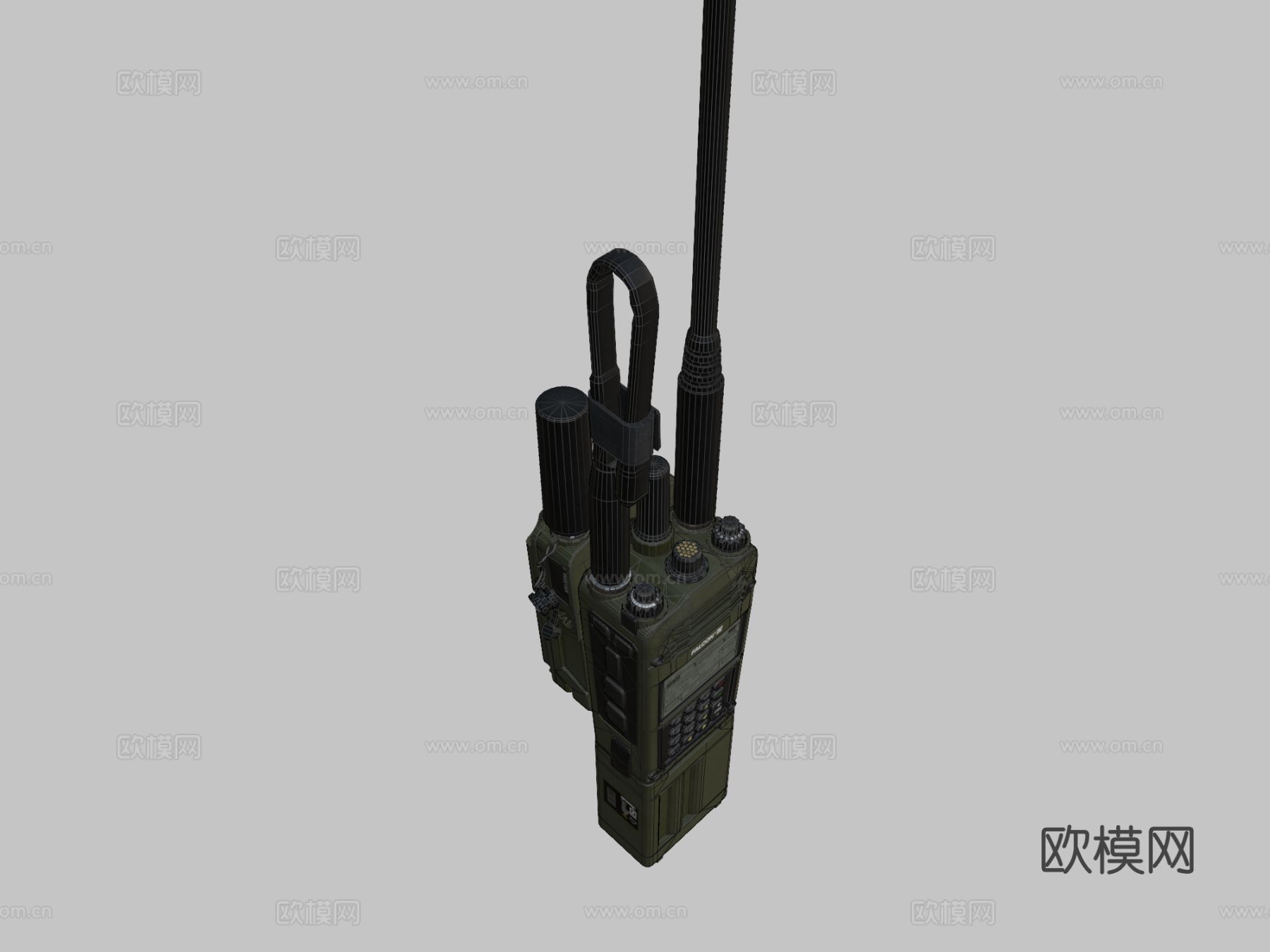 无线电话su模型下载（渲染图1）