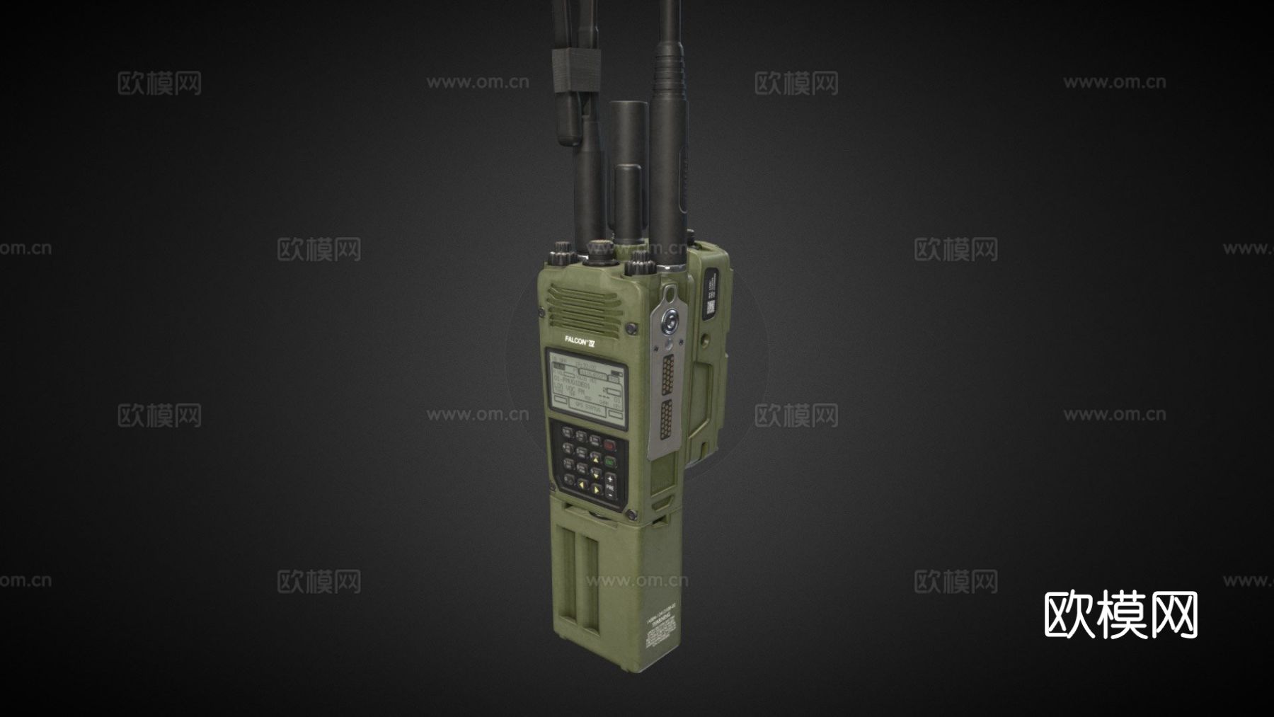 无线电话su模型下载（渲染图2）